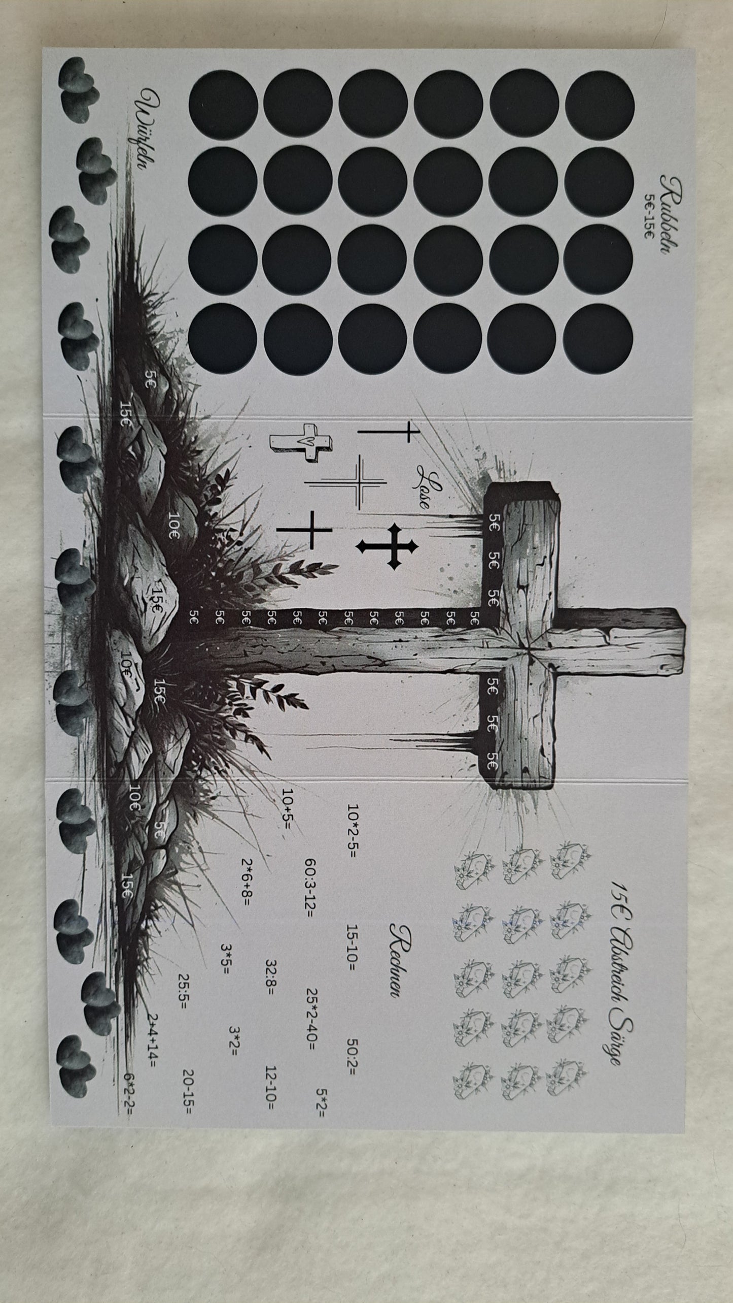 Spare für eine Beerdingung