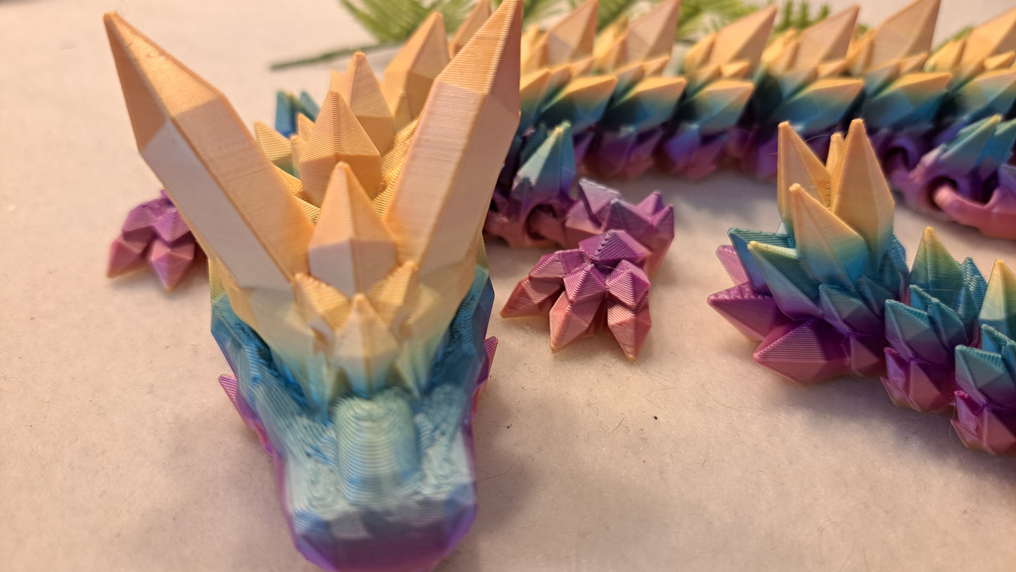 Regenbogen Kristalldrache