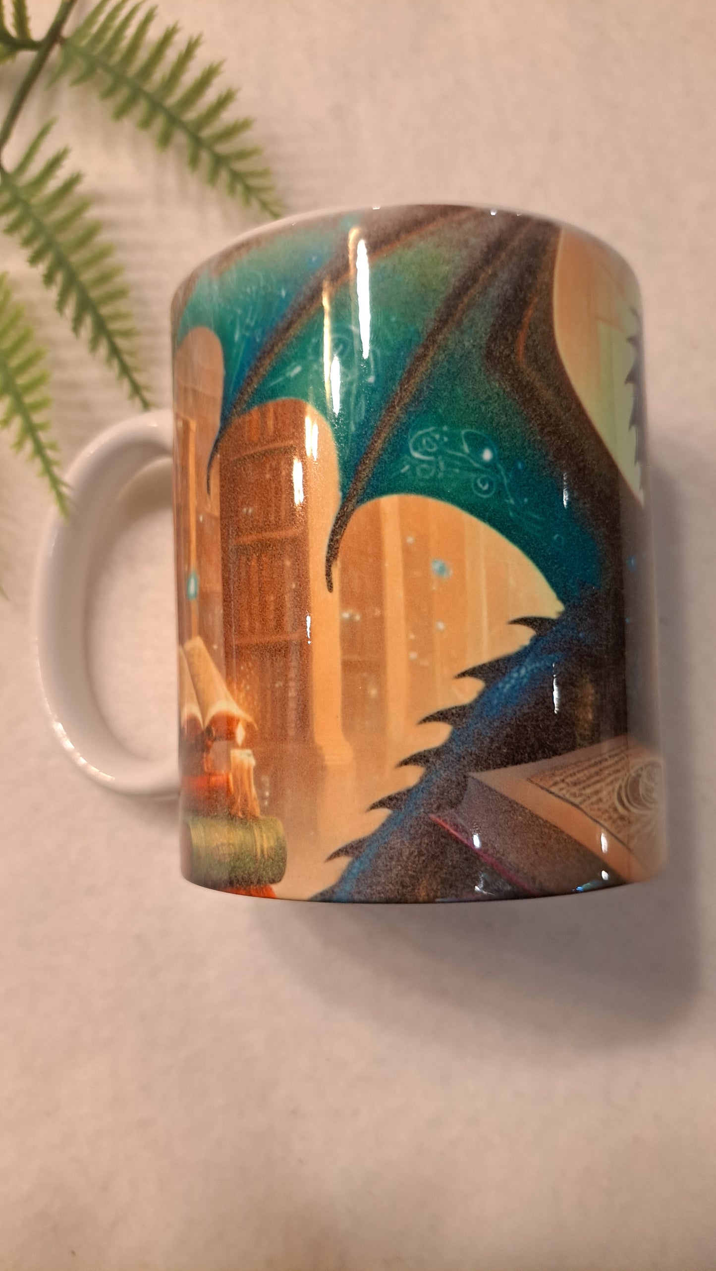 Tasse Lesedrache