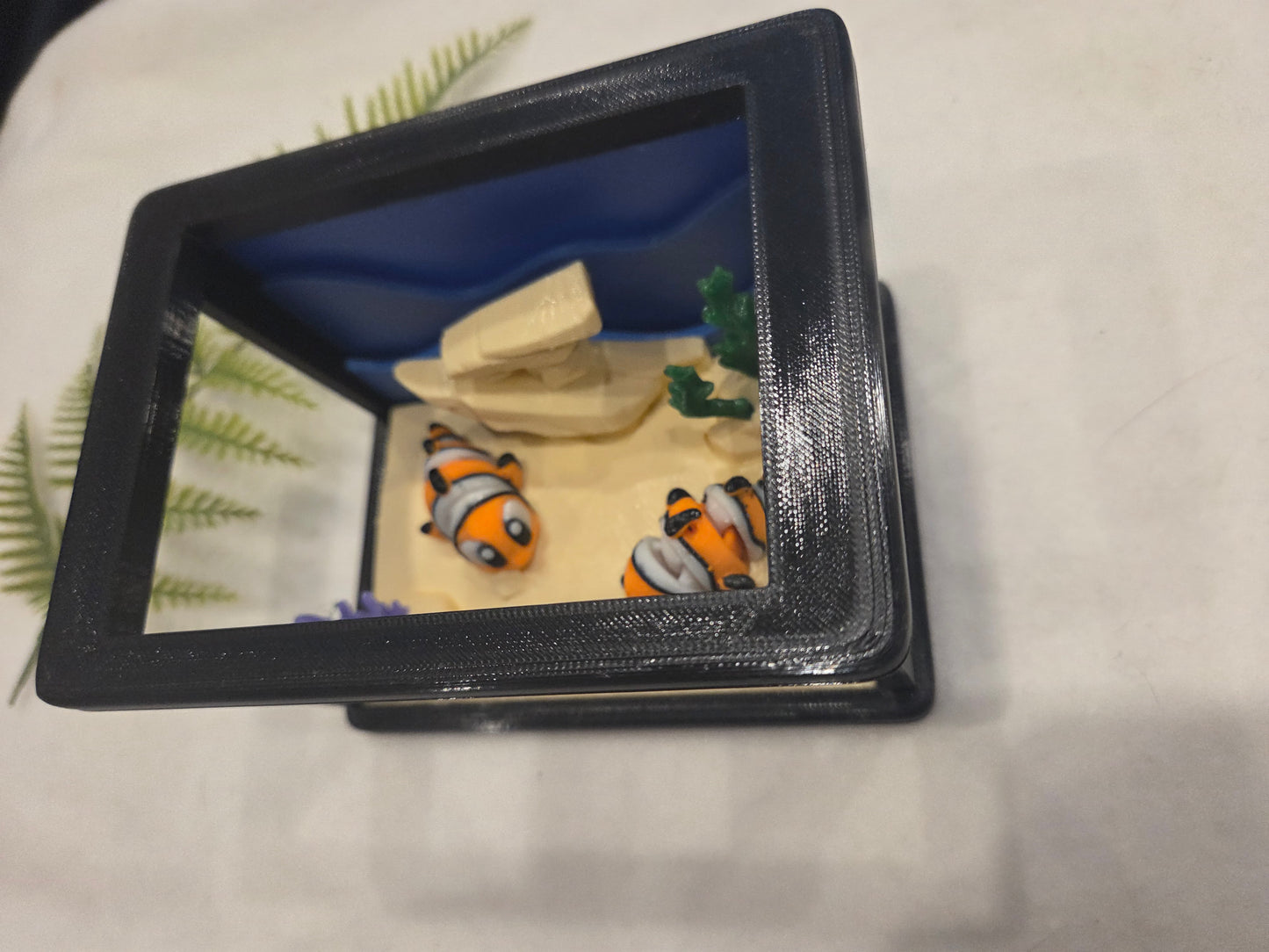 3d Druck Aquarium mit Clownfischen