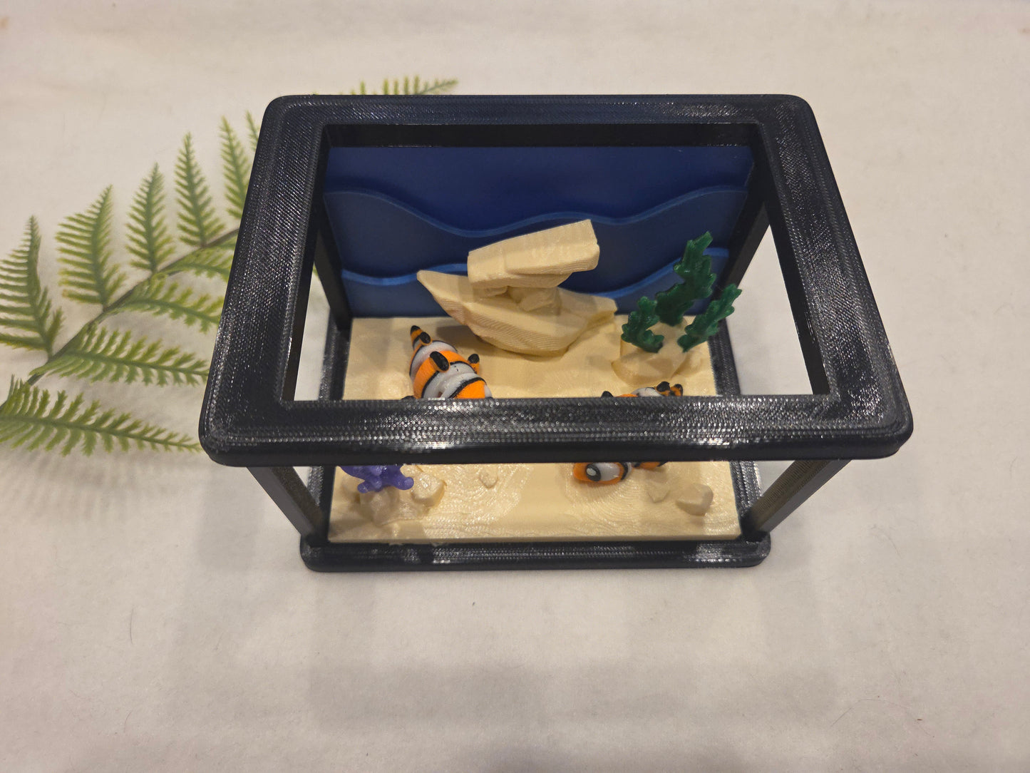 3d Druck Aquarium mit Clownfischen