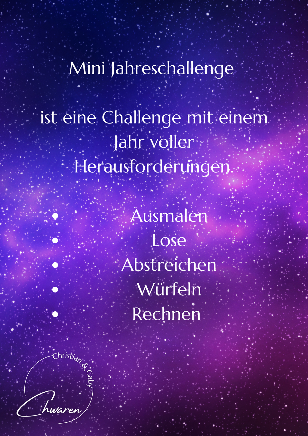 Jahreschallenge der Mädchen