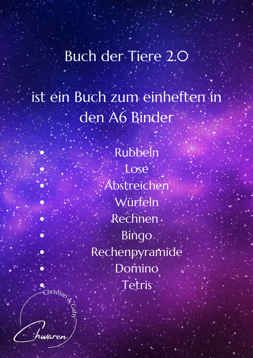 Buch de Tiere 2.0 zum einheften