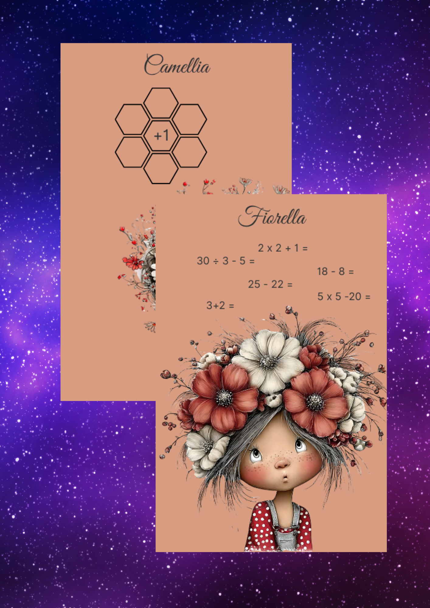 Blumenmädchen Set