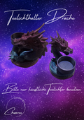 Teelichthalter Drache