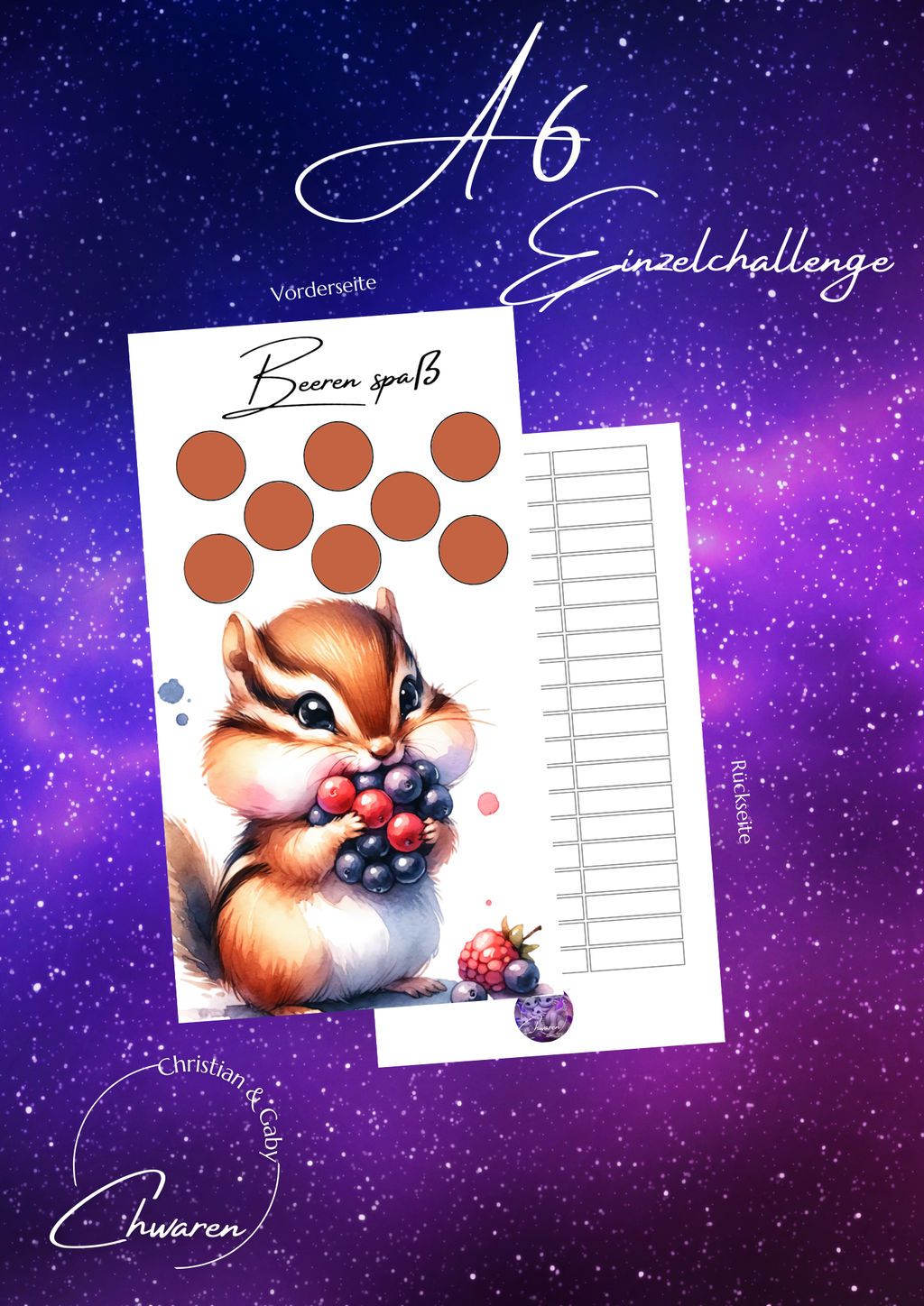 Beerenspaß Kinderchallenge zum Rubbeln