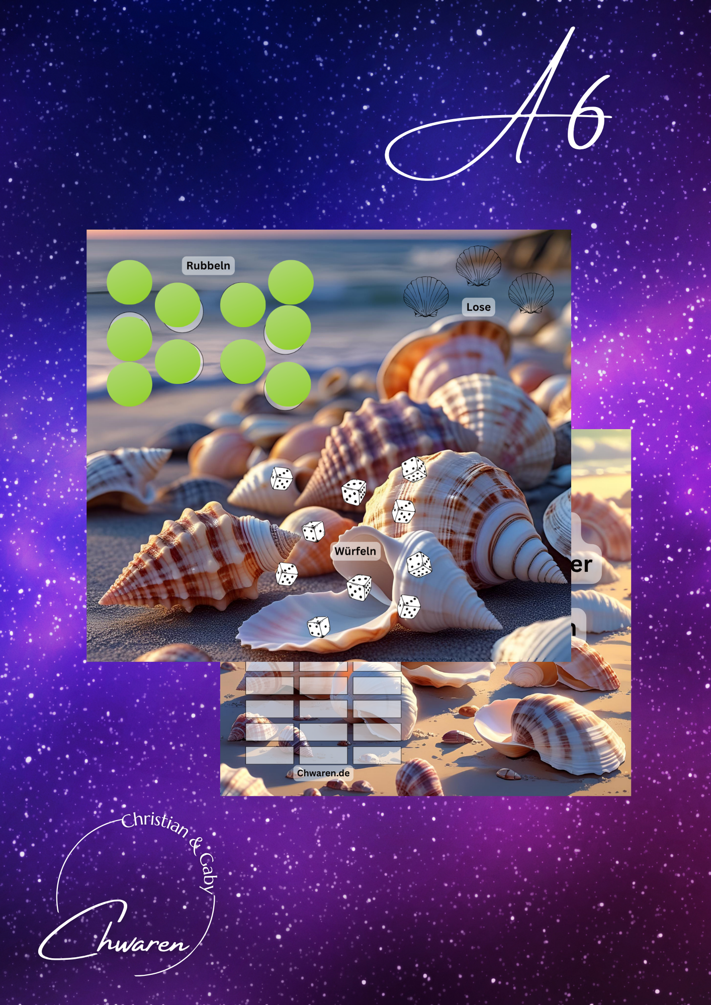 Sommer Sonne Meer und Muscheln