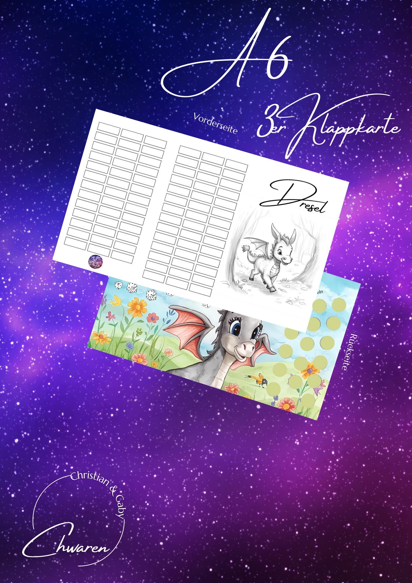 Dresel 3er KLappkarte