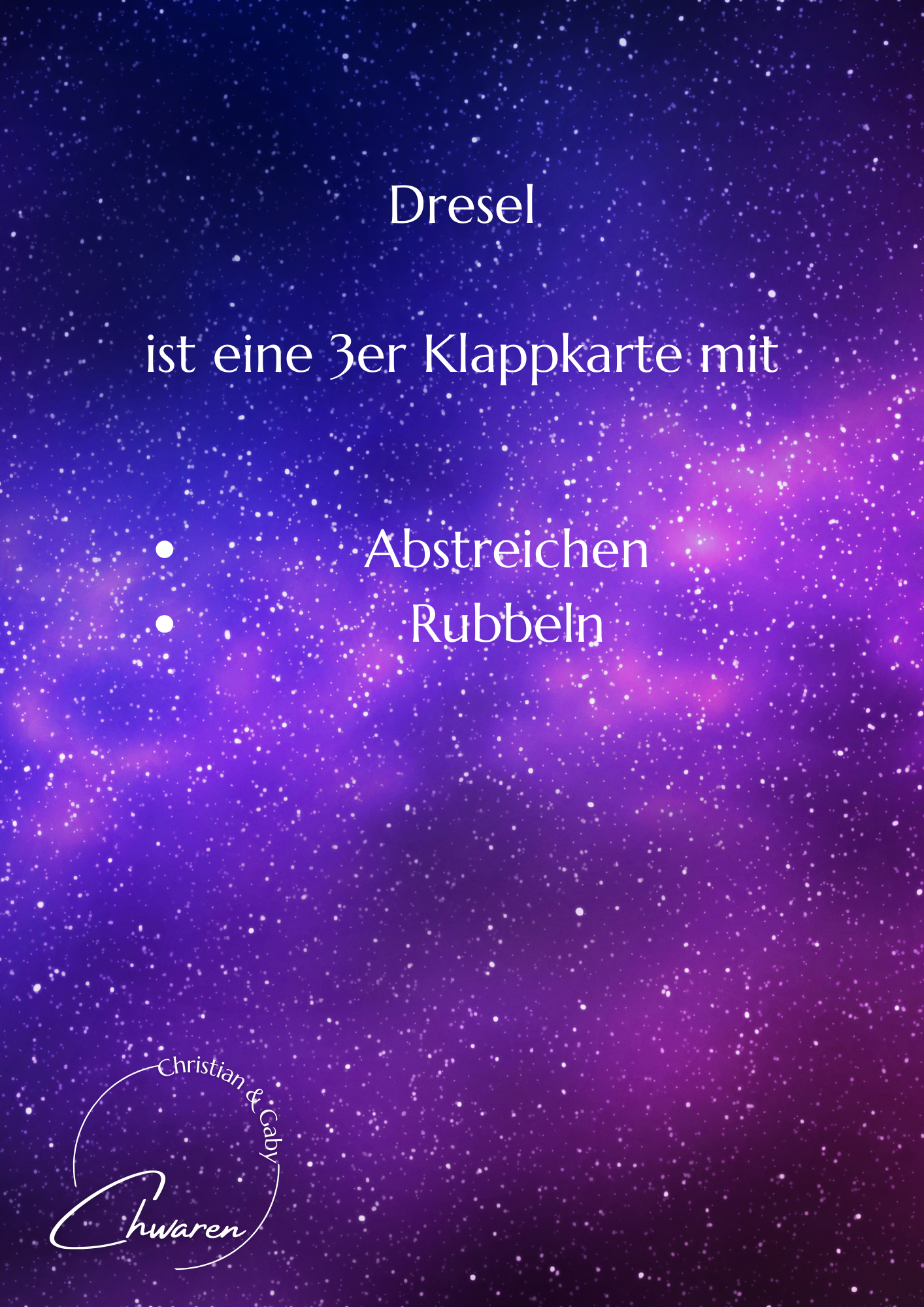 Dresel 3er KLappkarte