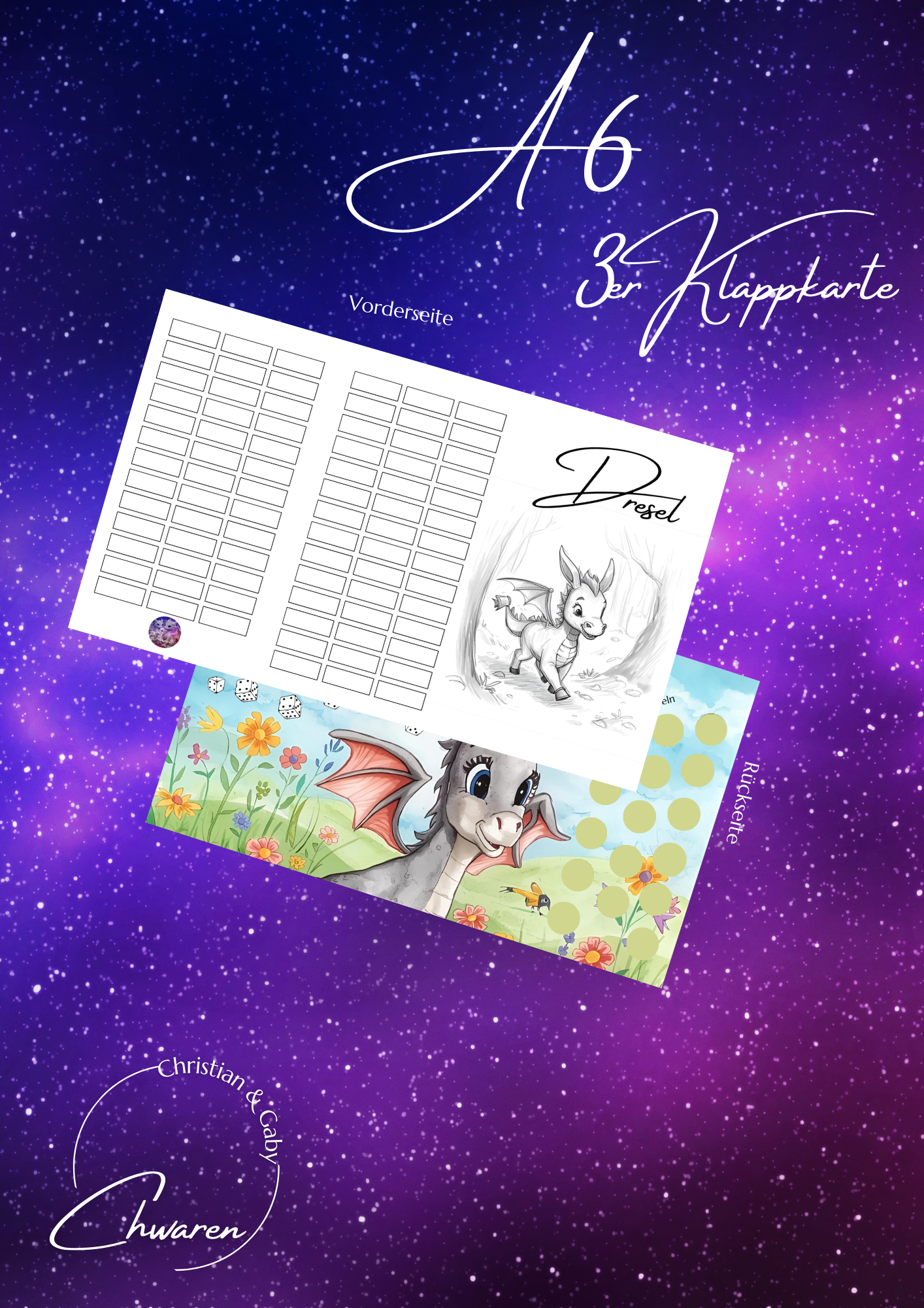 Dresel 3er KLappkarte