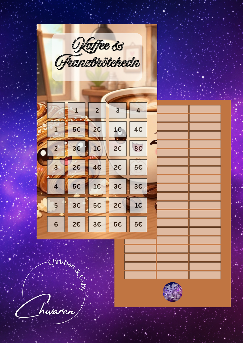 Kaffee und FRanzbrötchen Bingochallenge