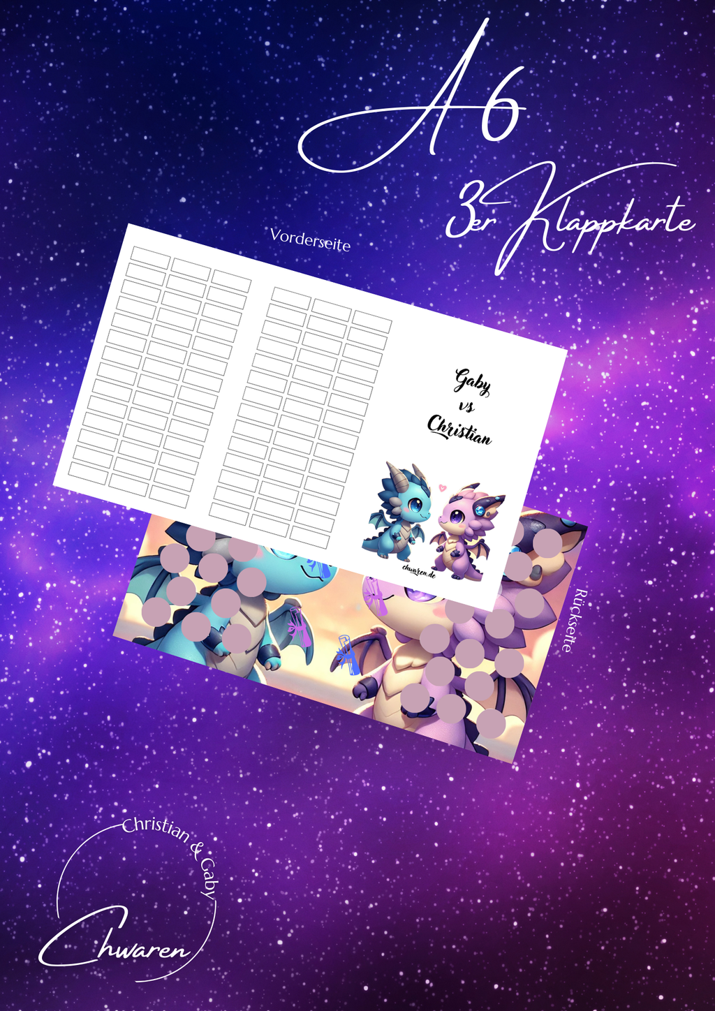 Gaby vs Christian 3er Klappkarte Teamchallenge ab 1.2.2026