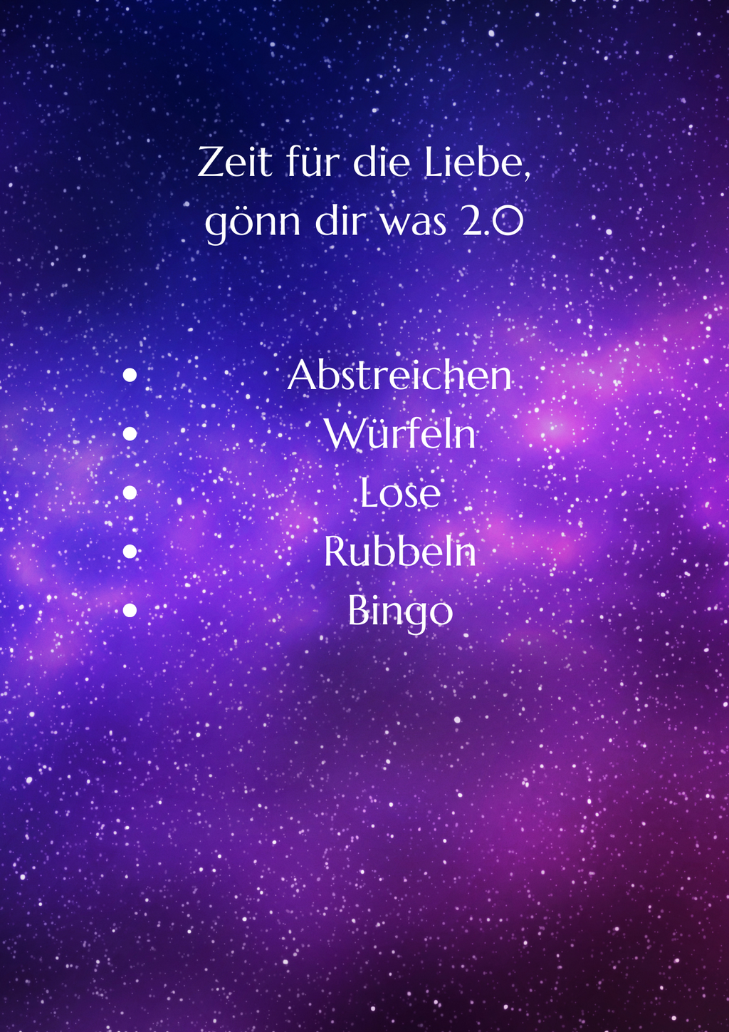 Zeit für die Liebe Gönn dir was 2.0