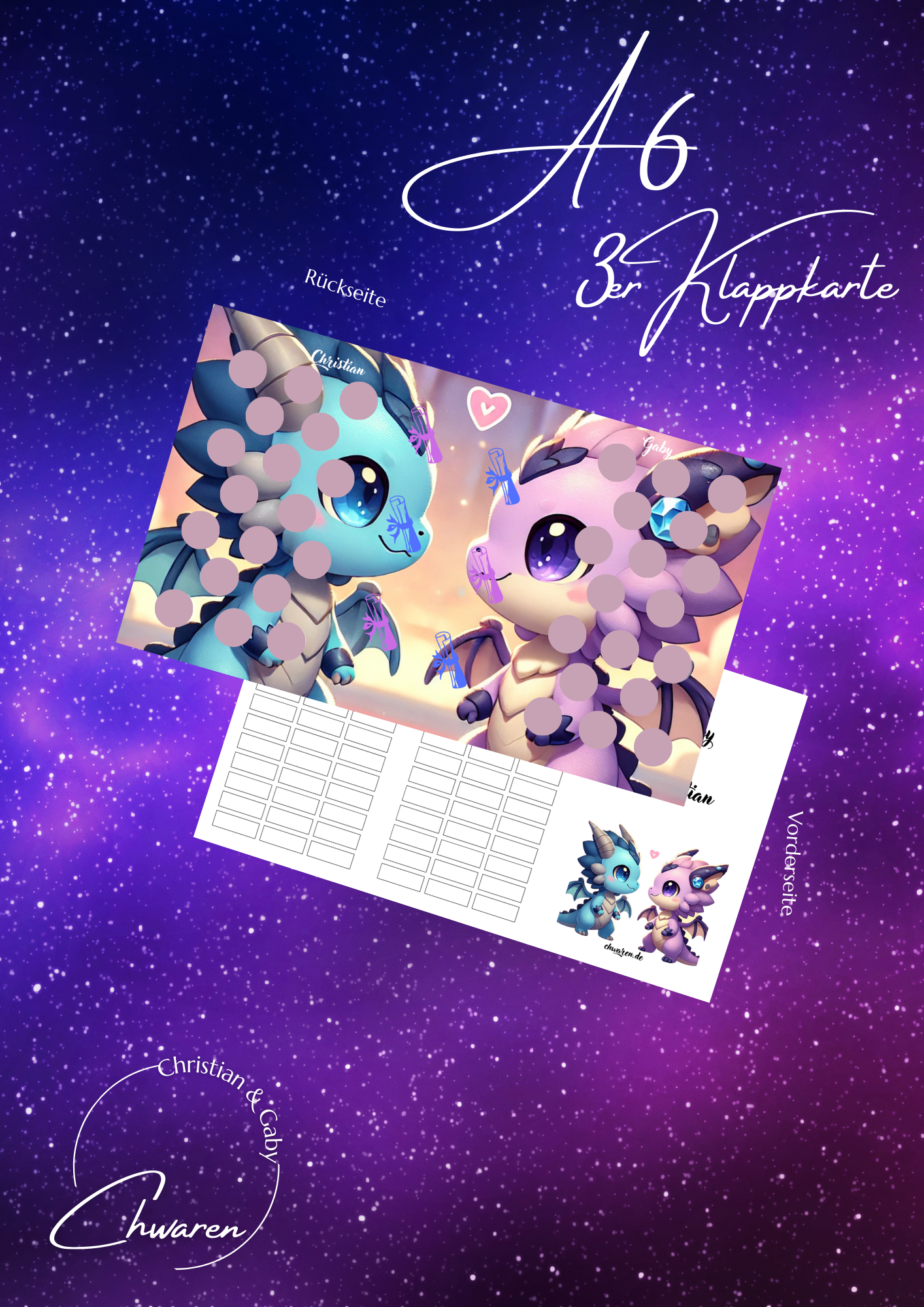 Gaby vs Christian 3er Klappkarte Teamchallenge ab 1.2.2026