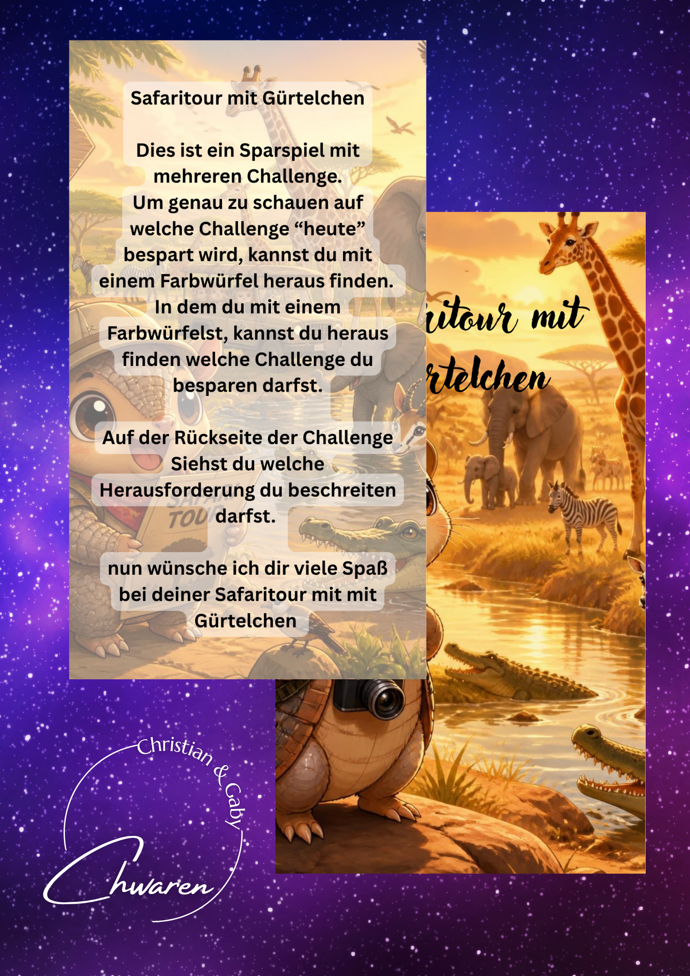 Safaritour mit Gürtelchen Sparset
