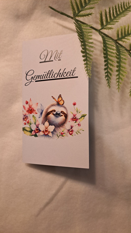 Mit Gemütlichkeit