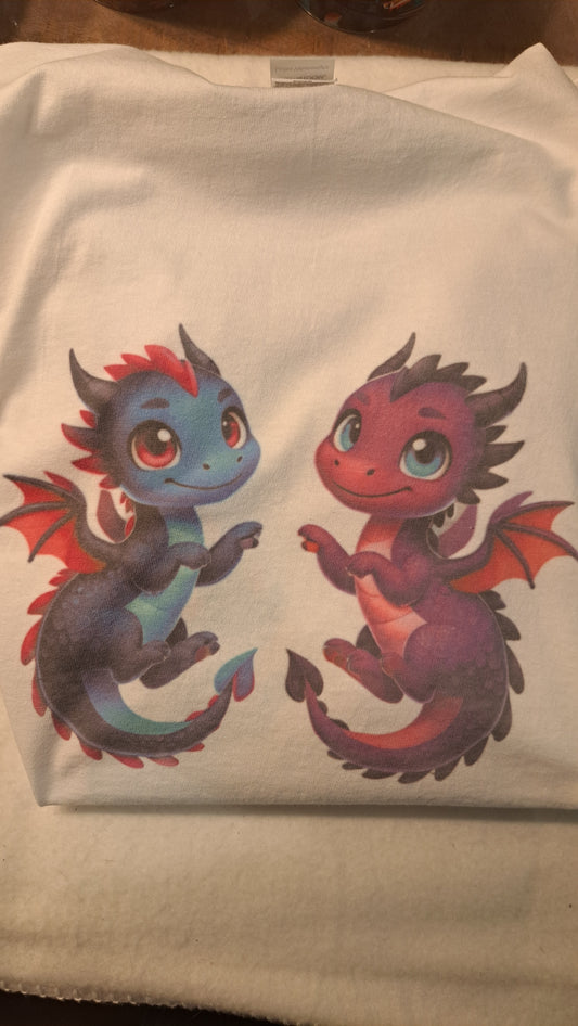 Tshirt 2 Drachen