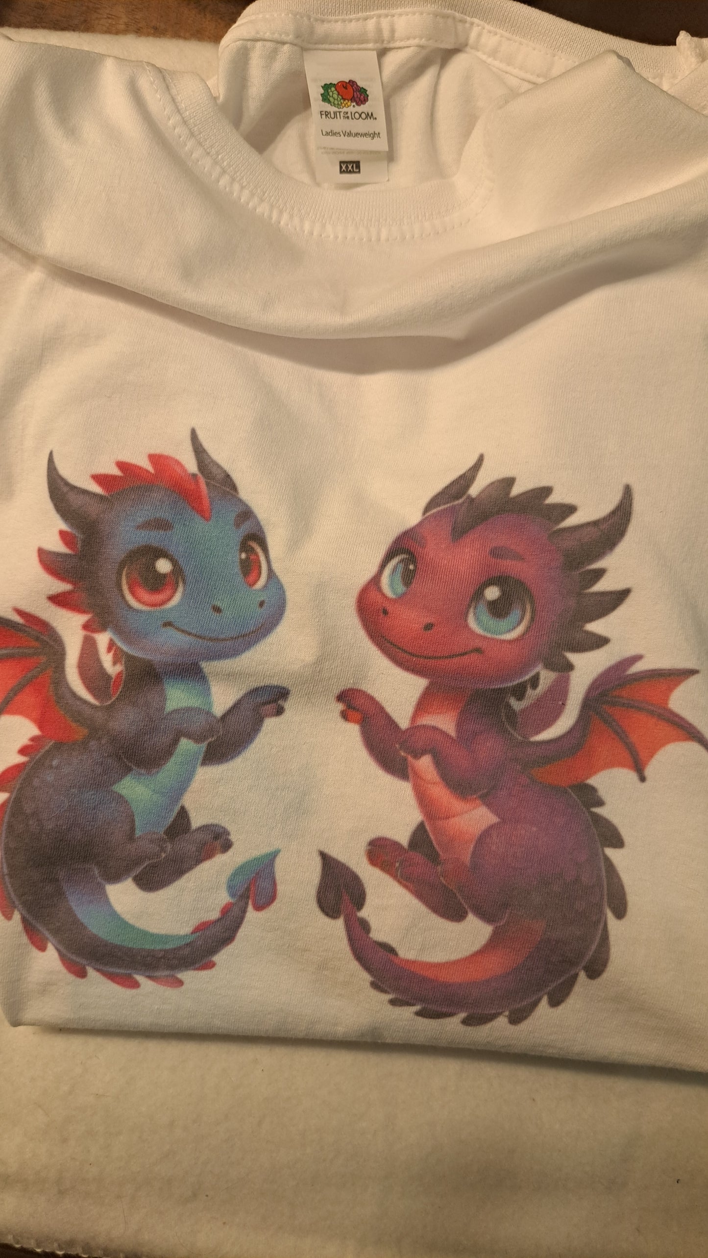 Tshirt 2 Drachen