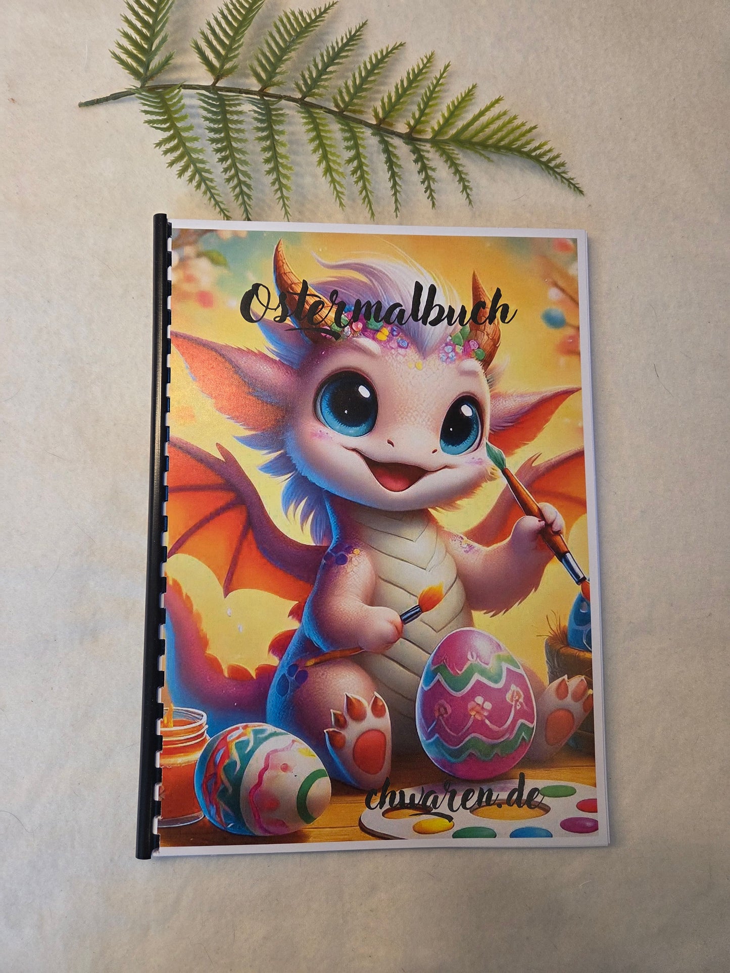 Malbuch Oster Drachen