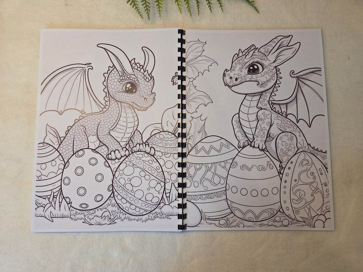 Malbuch Oster Drachen