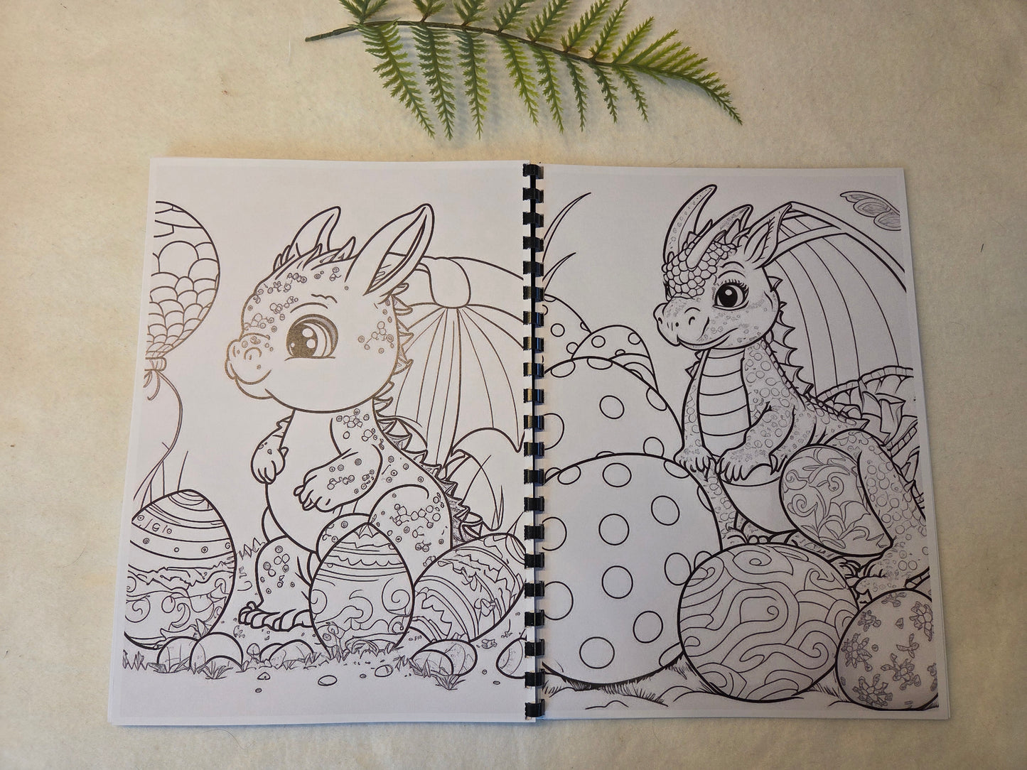 Malbuch Oster Drachen