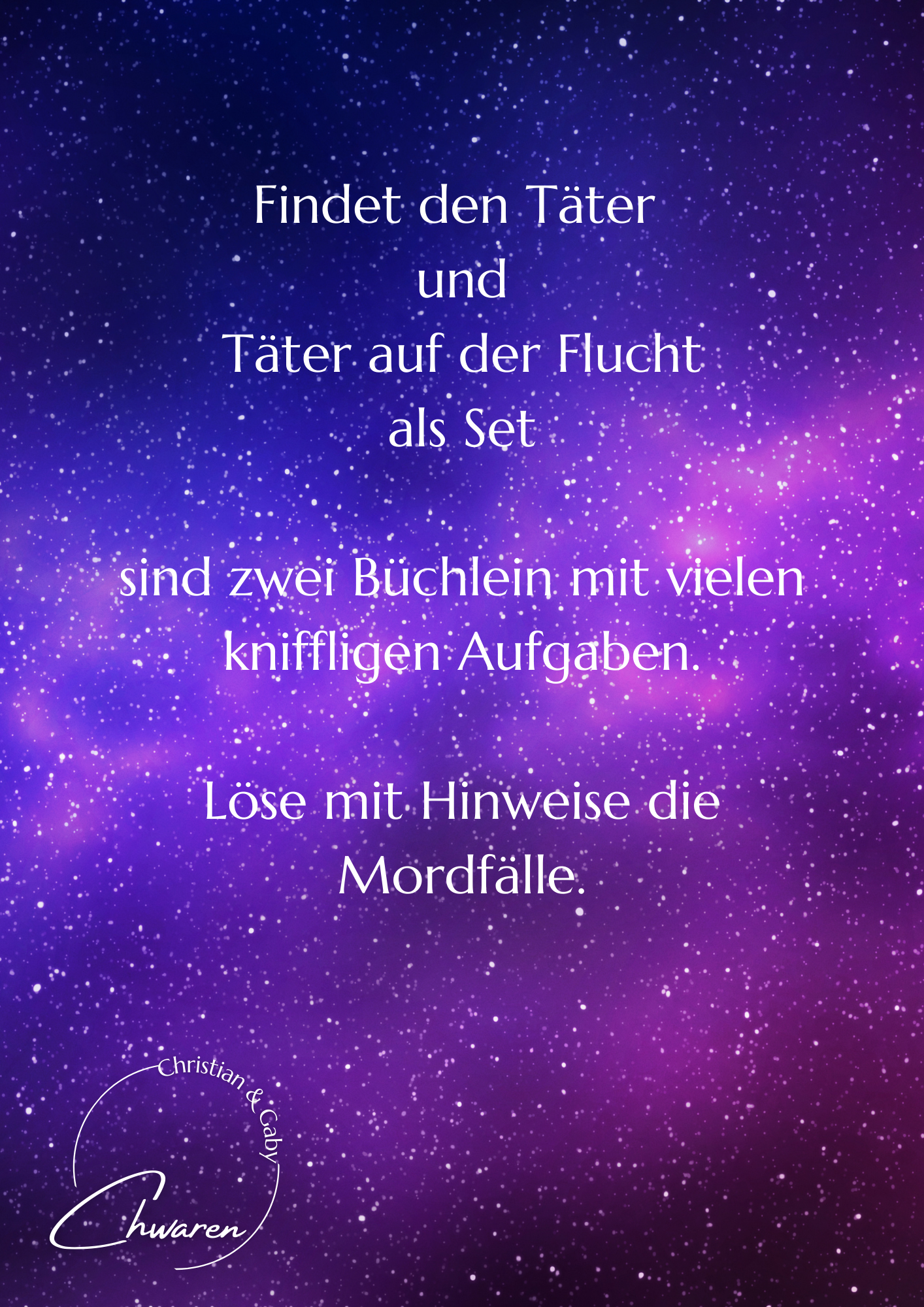 Finde den Täter und Täter auf der Flucht Doppelpack