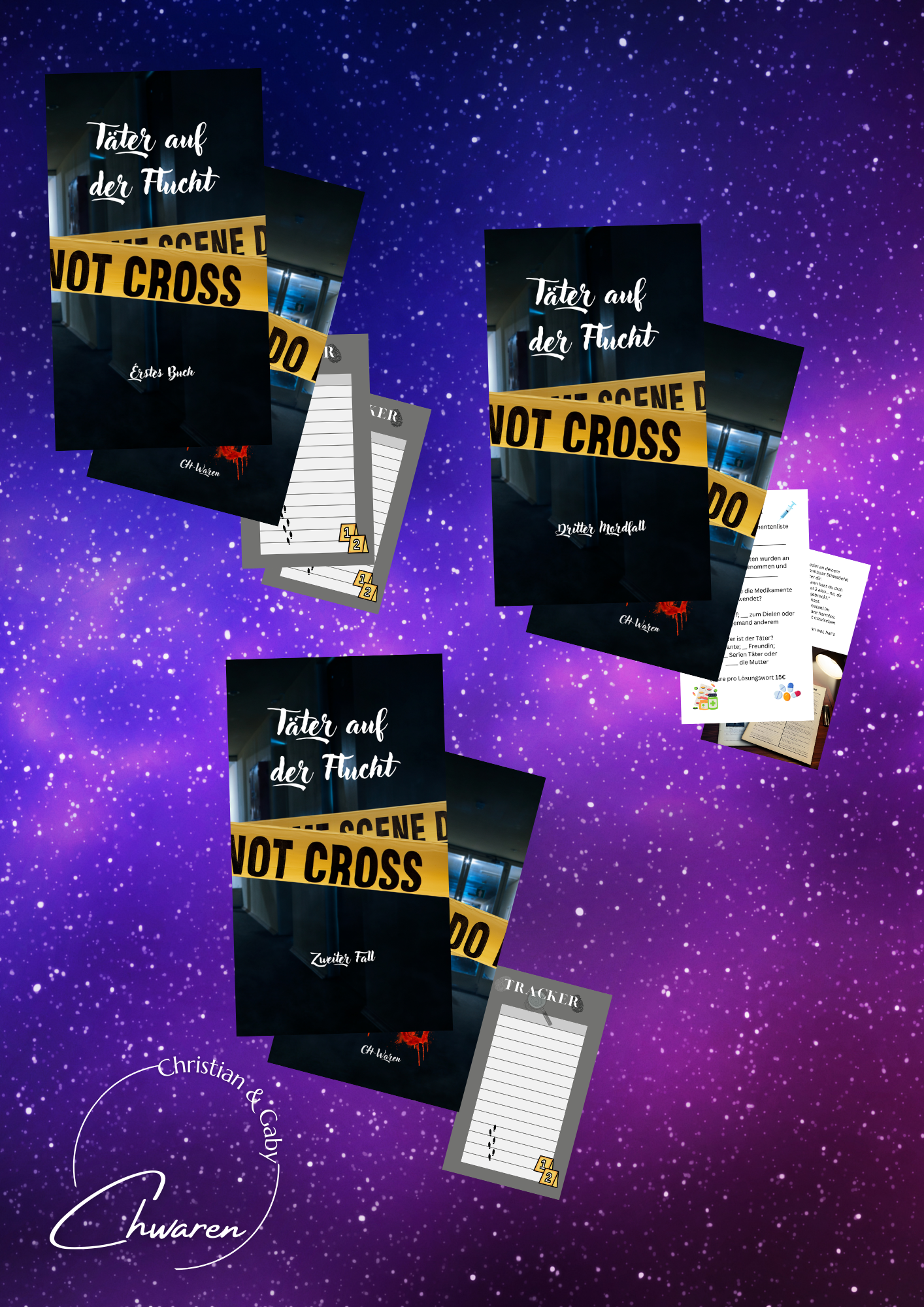 Finde den Täter und Täter auf der Flucht Doppelpack