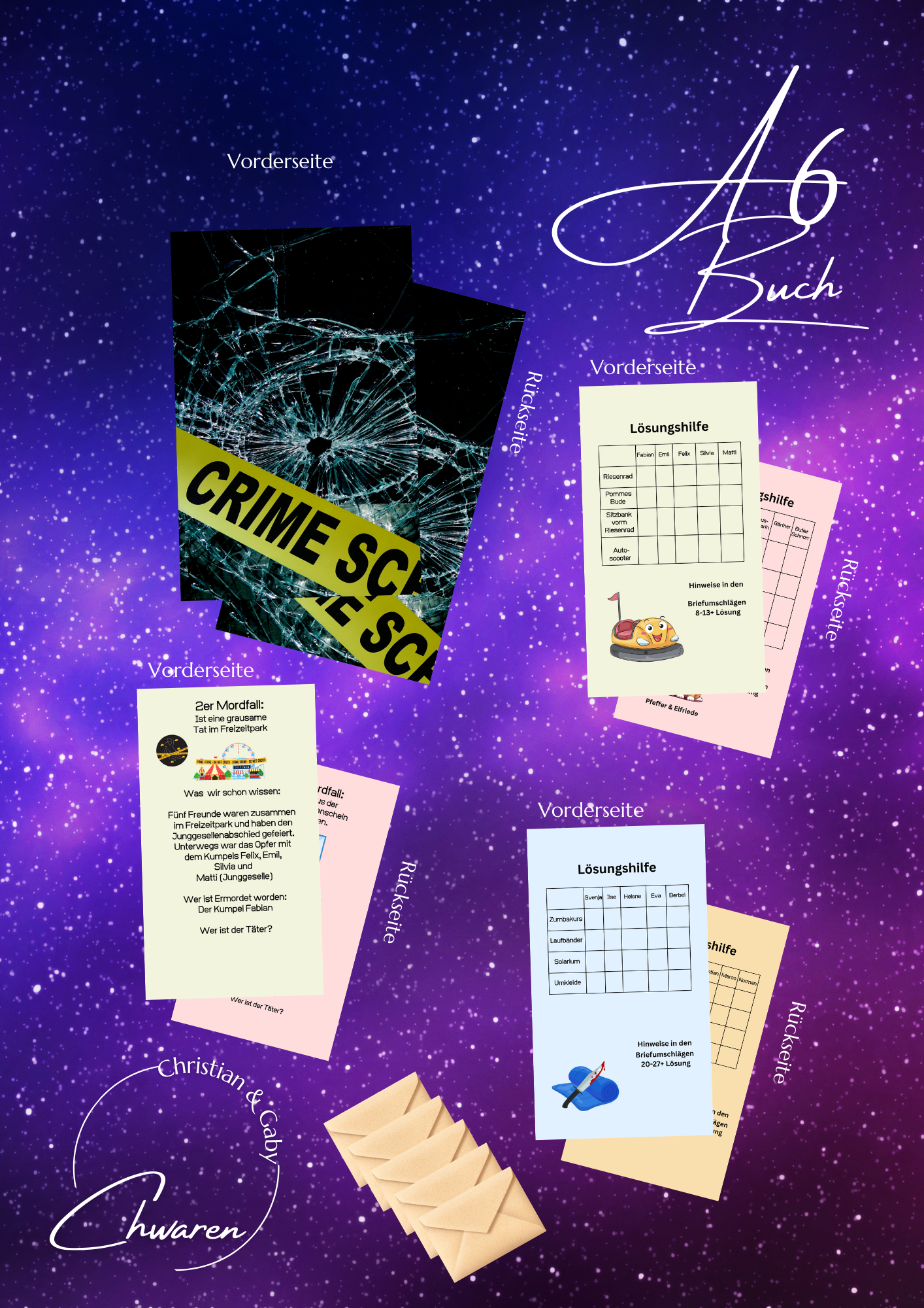 Finde den Täter Krimispiel zum Sparen