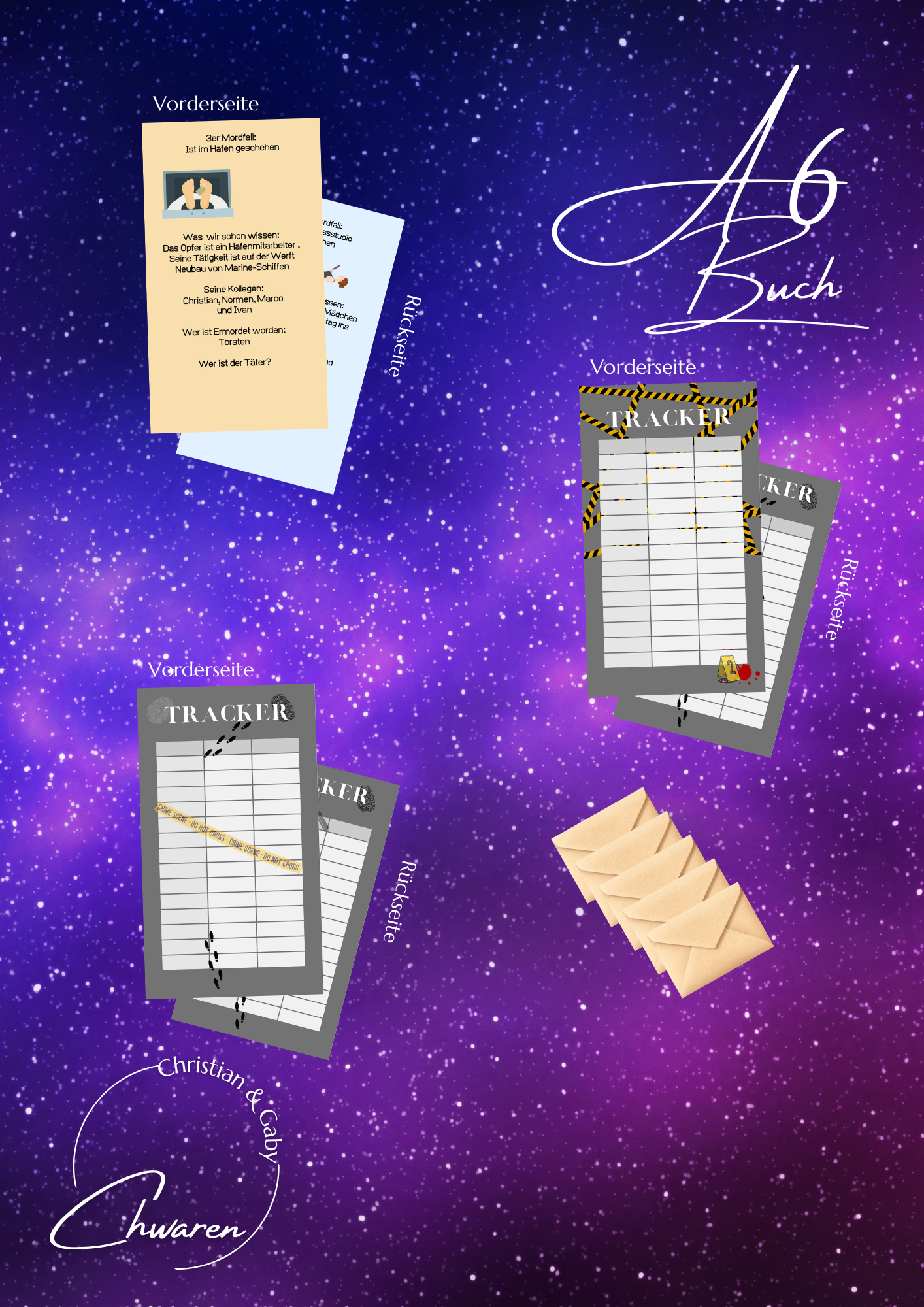 Finde den Täter Krimispiel zum Sparen