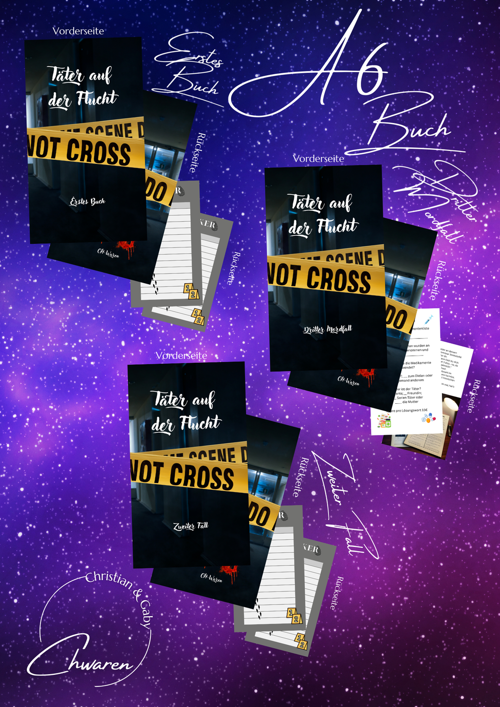 Täter auf der Flucht Krimisparspiel