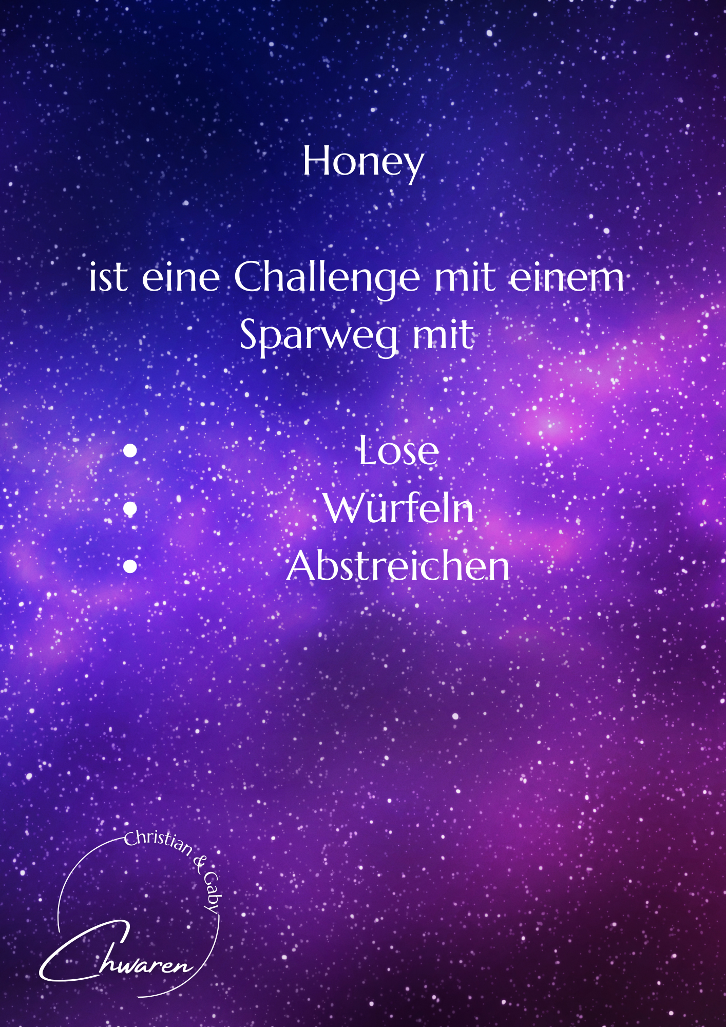 Honey einheftchallenge in A6