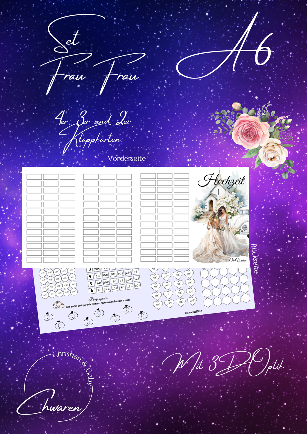 Hochzeitsset Frau Frau