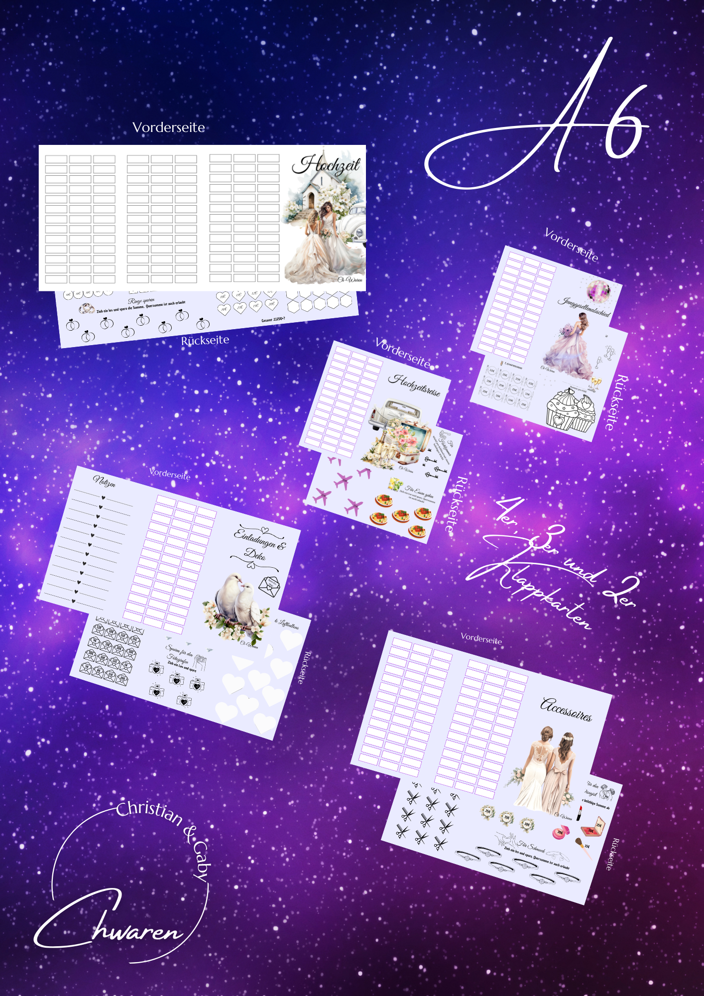 Hochzeitsset Frau Frau