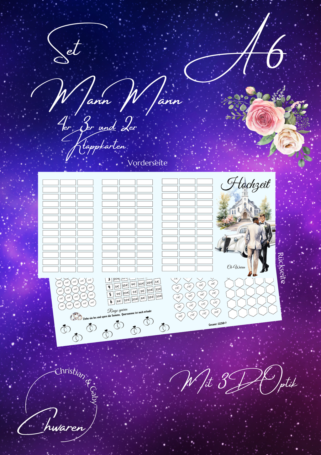 Hochzeitsset Mann Mann