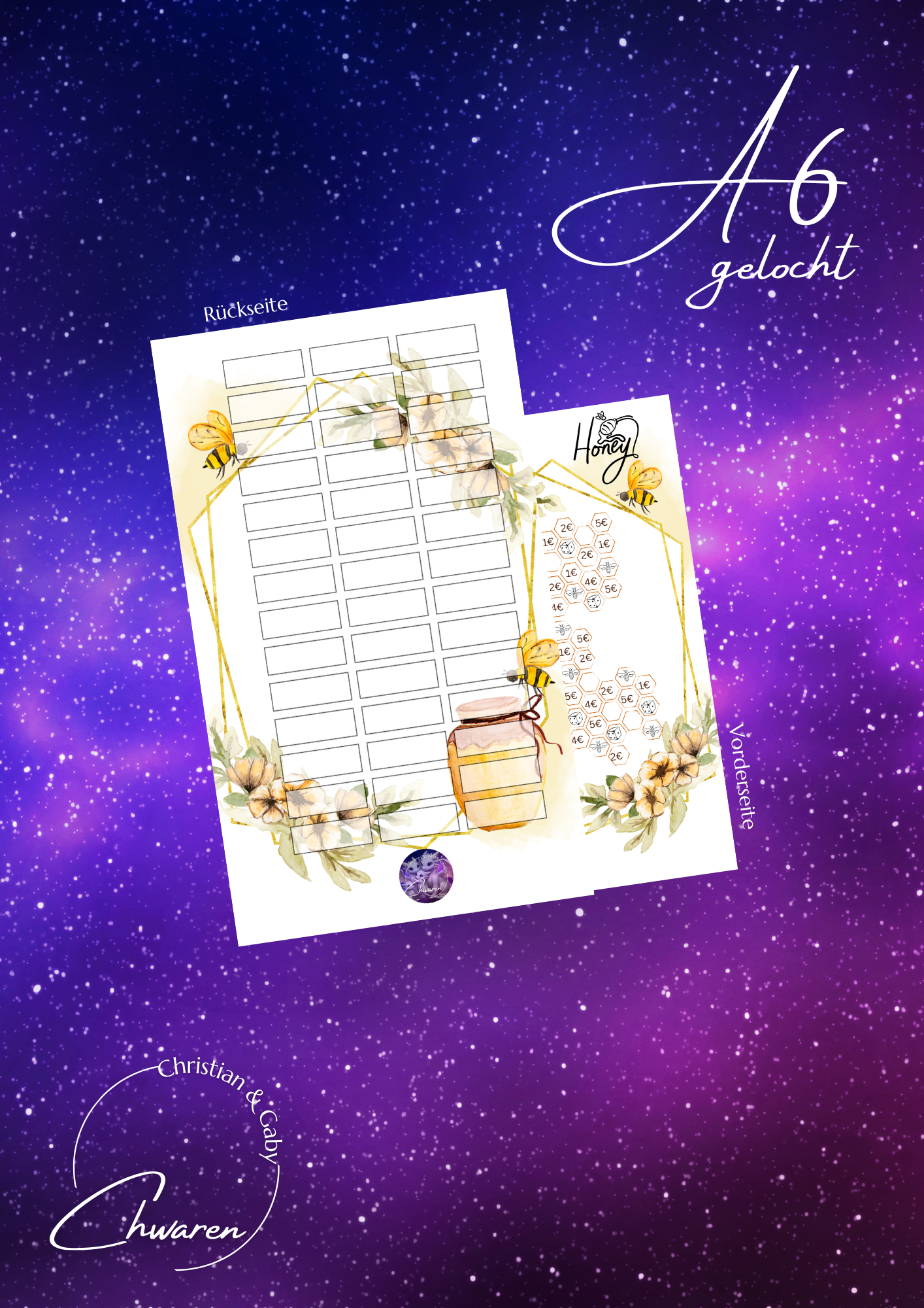 Honey einheftchallenge in A6