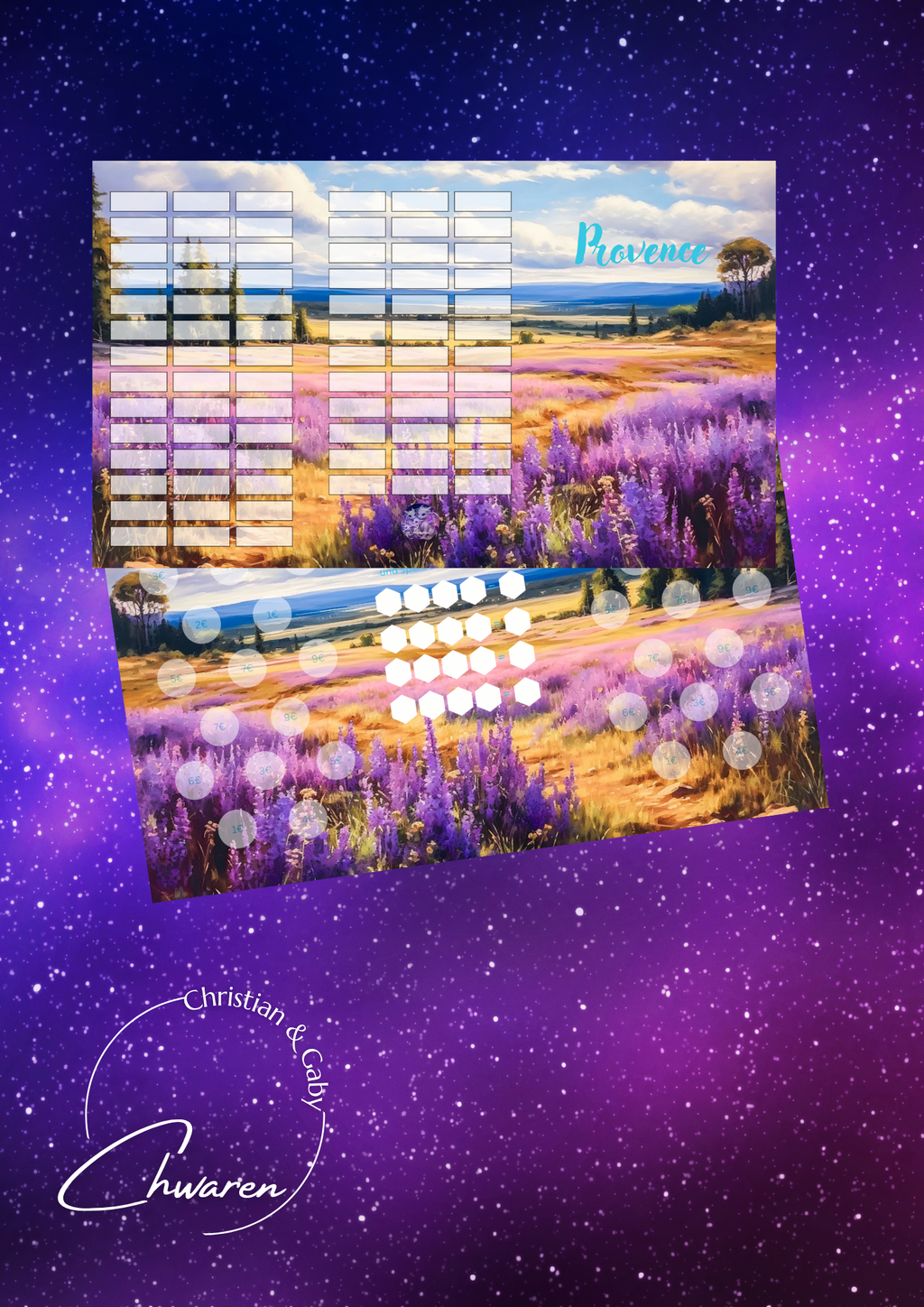 Provence 3er Klappkarte zum besparen