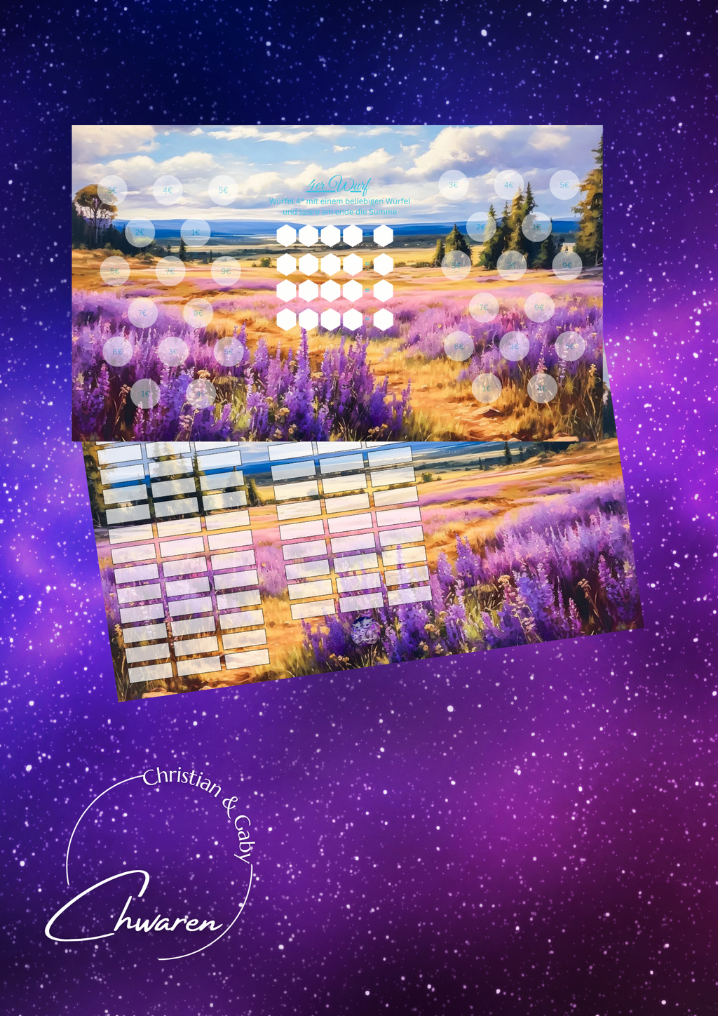 Provence 3er Klappkarte zum besparen