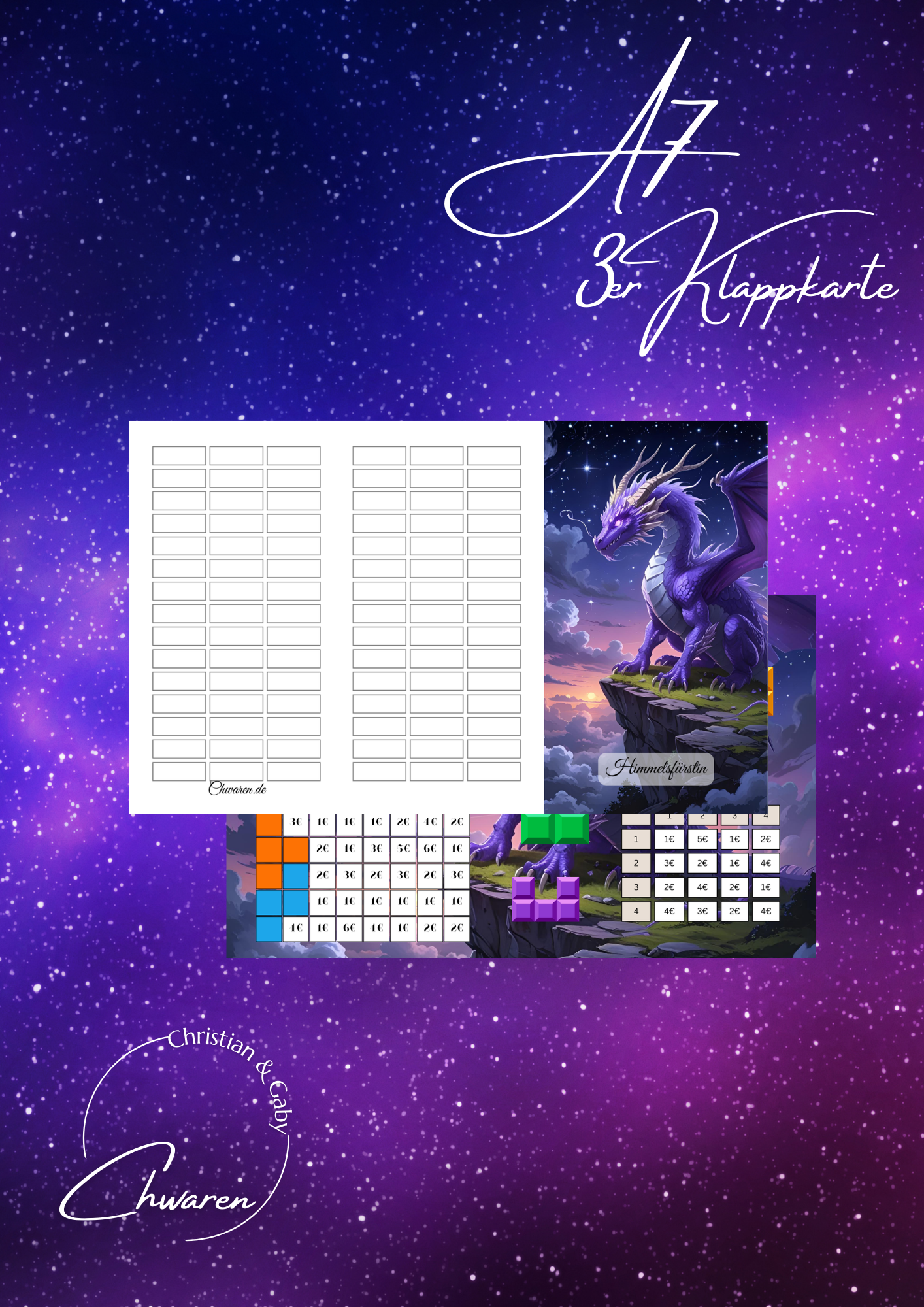 Himmelsfürstin 3er Klappkarte A7