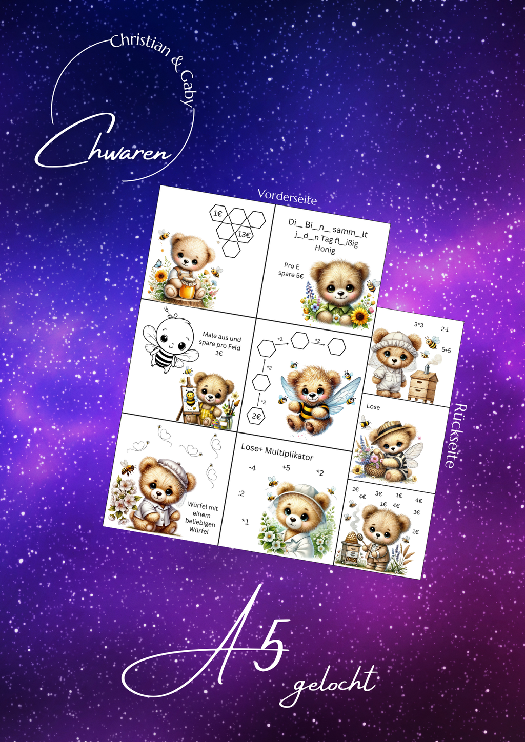 Minijahreschallenge der Honigbären A5 Challenge