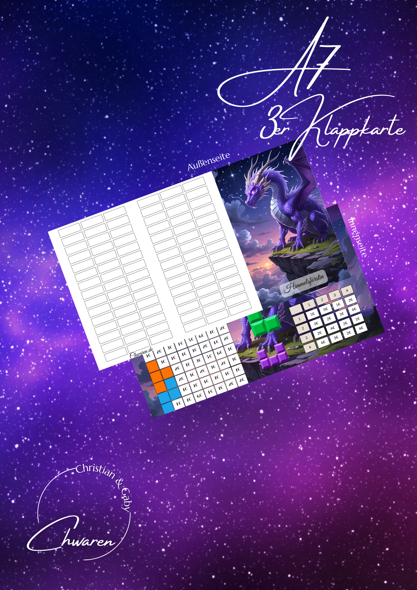 Himmelsfürstin 3er Klappkarte A7