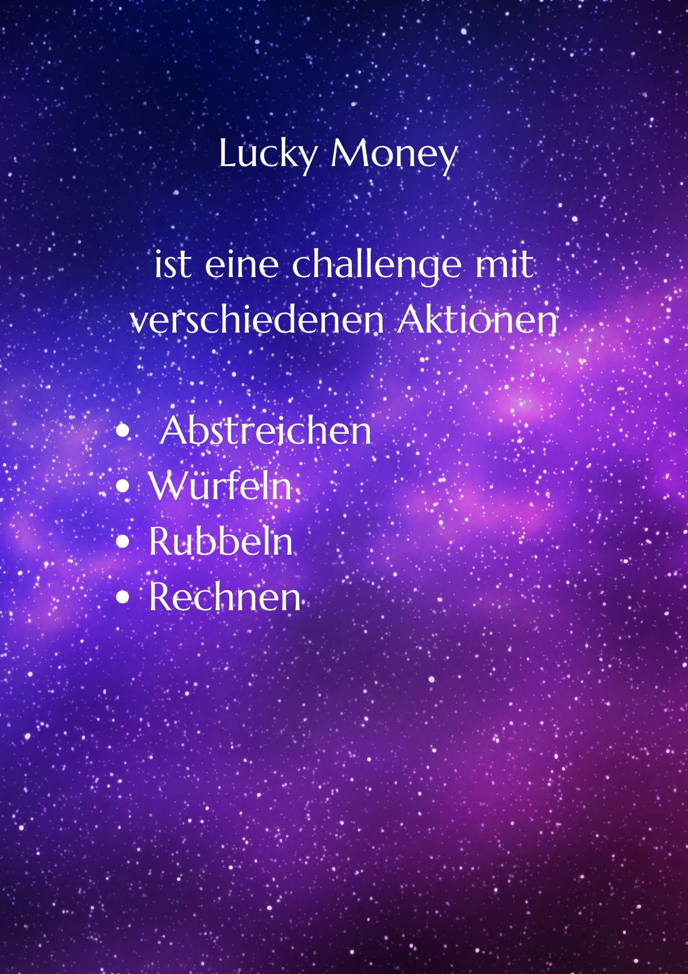 Lucky Money 3er Klappkarte