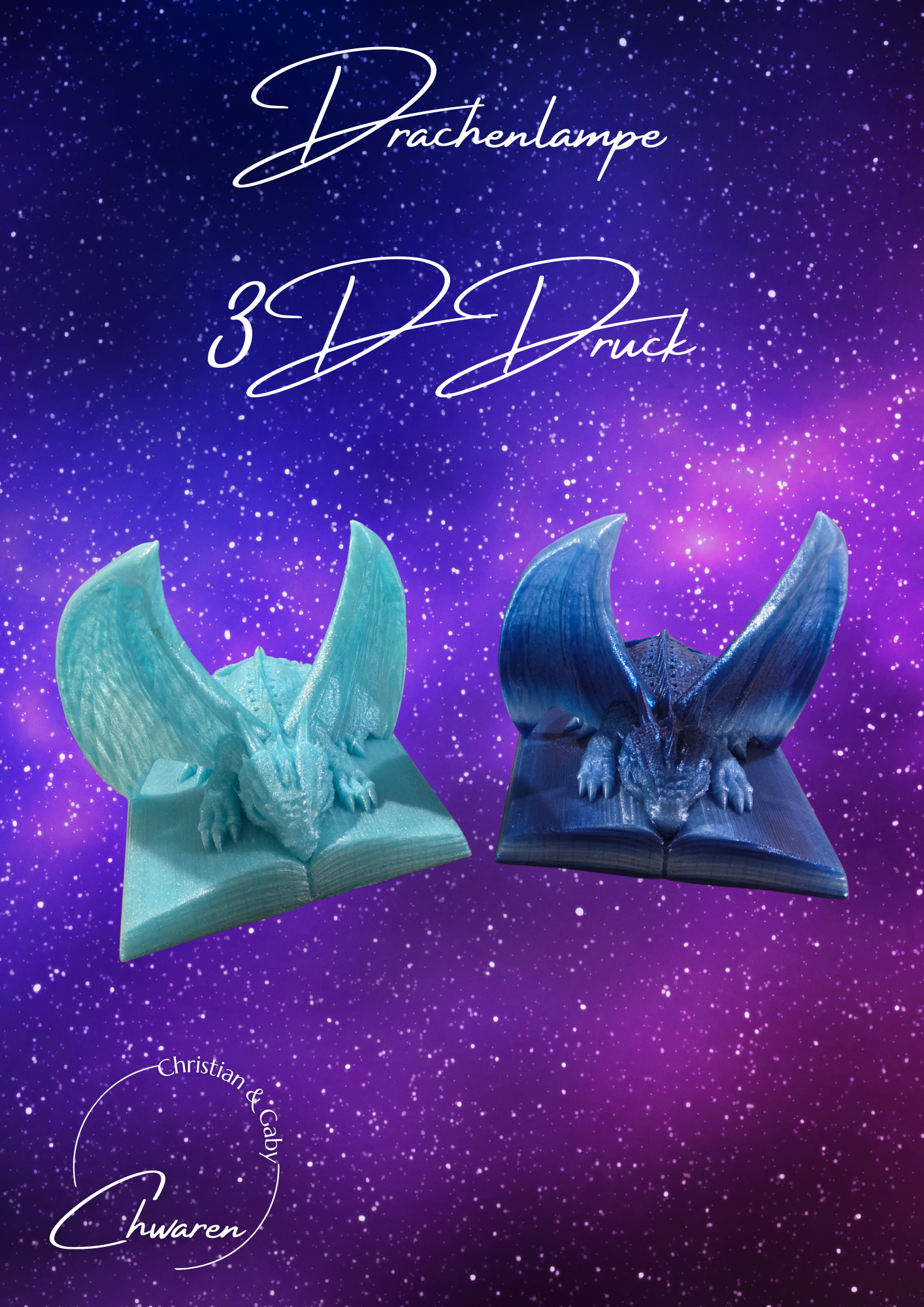 Drachenlampe im Buch