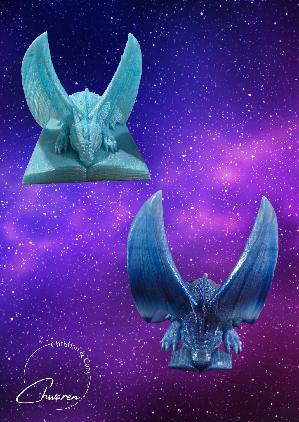 Drachenlampe im Buch