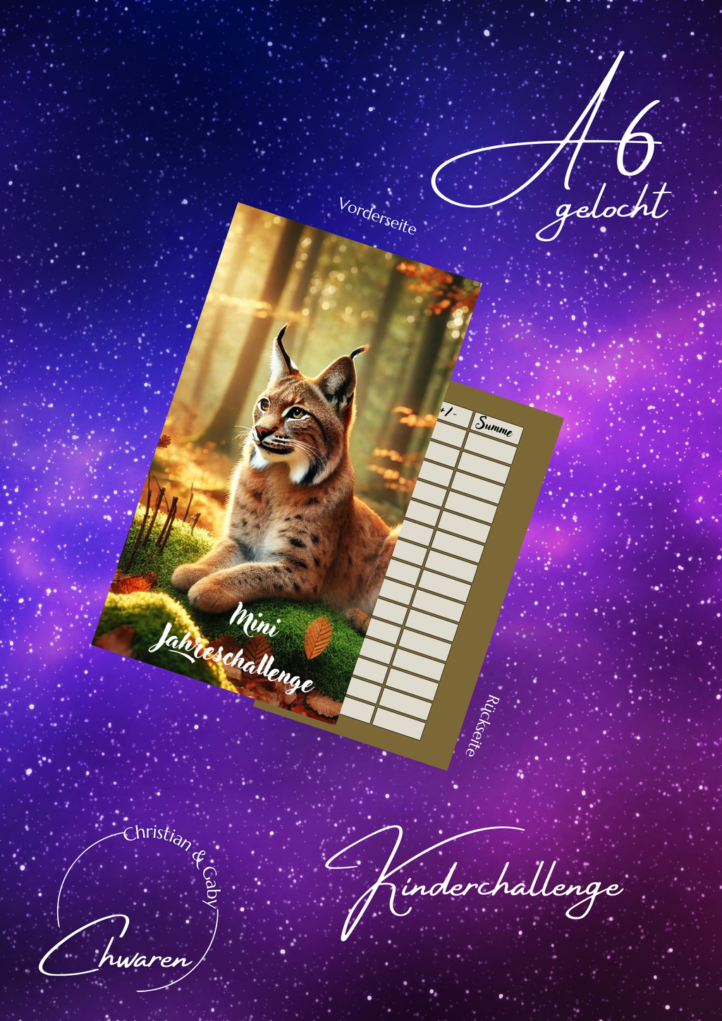 Mini Jahreschallenge der Waldtiere