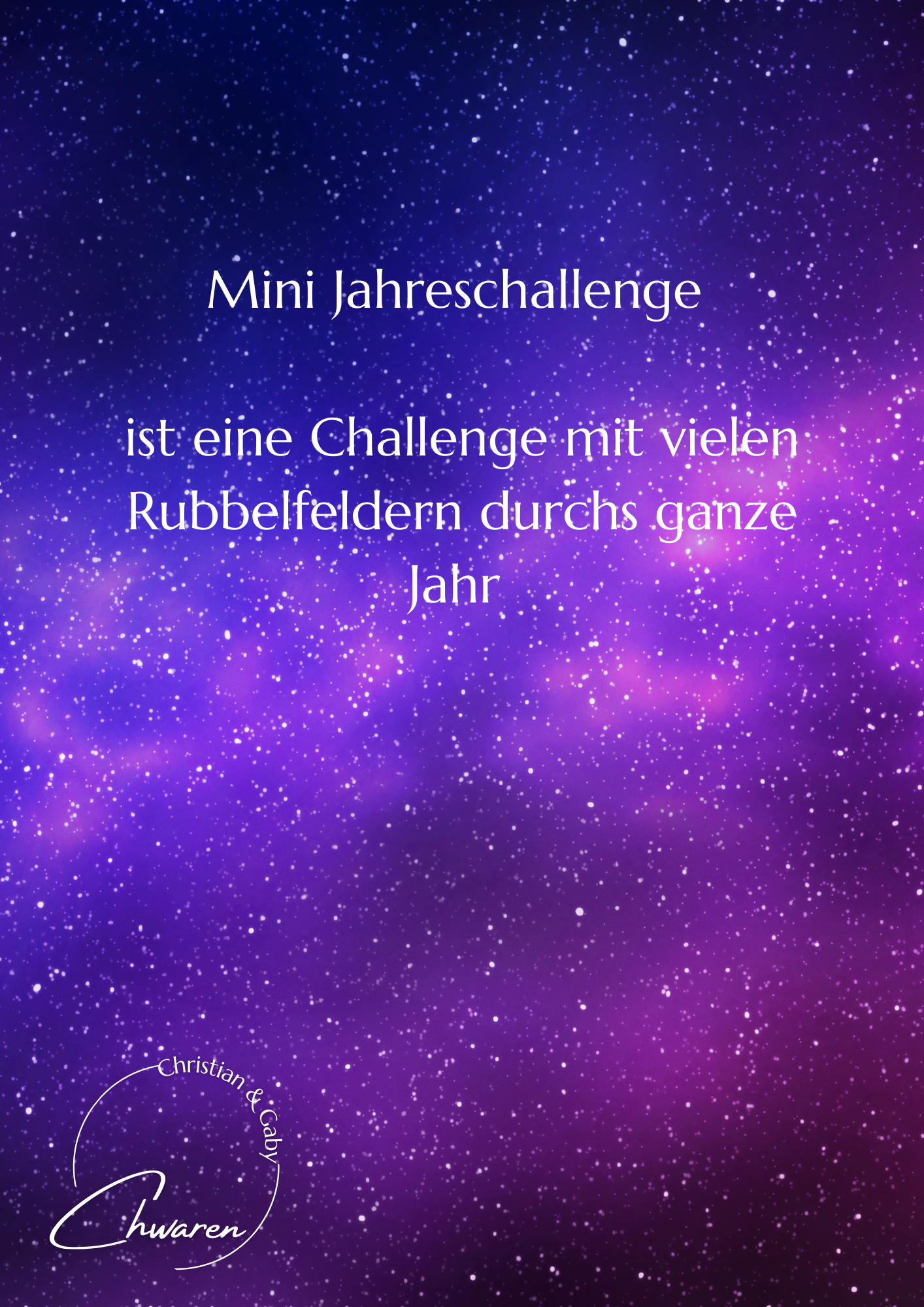 Mini Jahreschallenge der Waldtiere