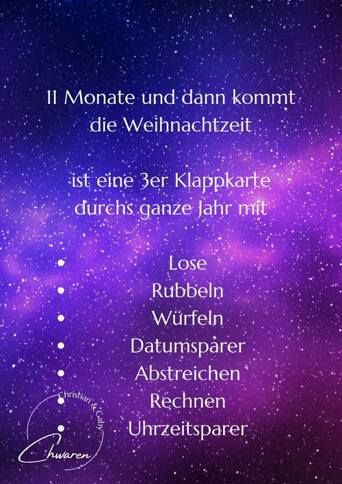 11 Monate dann kommt die Weihnachtszeit A7