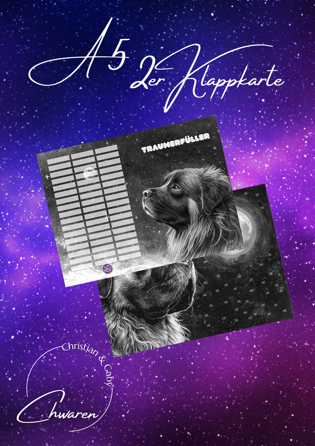Traumerfüller A5 Klappkarte