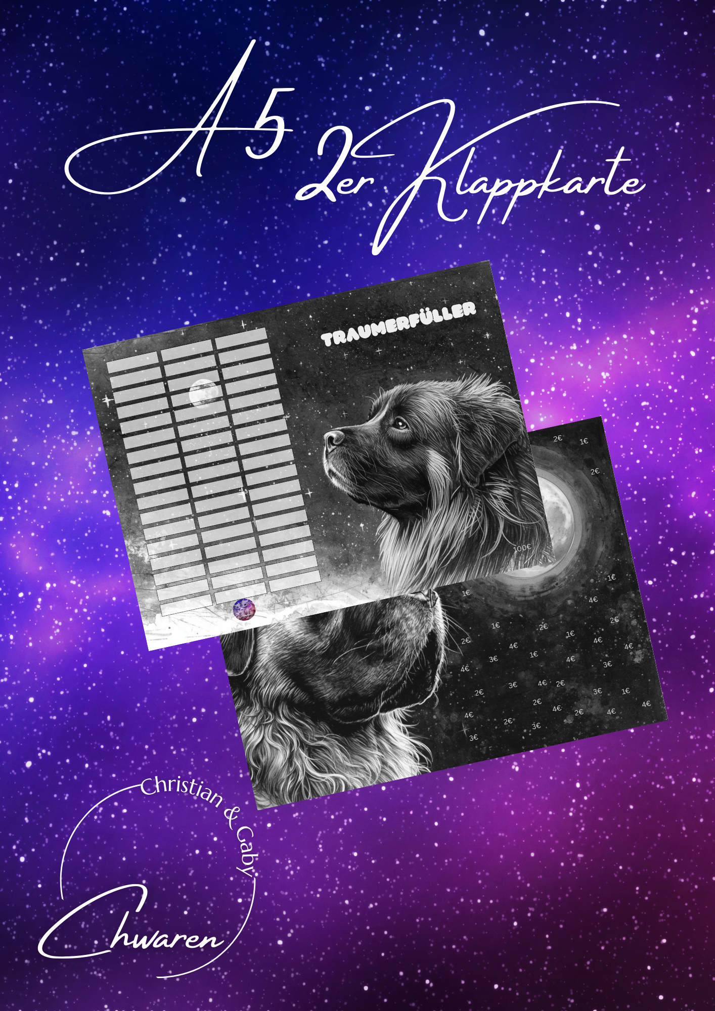 Traumerfüller A5 Klappkarte