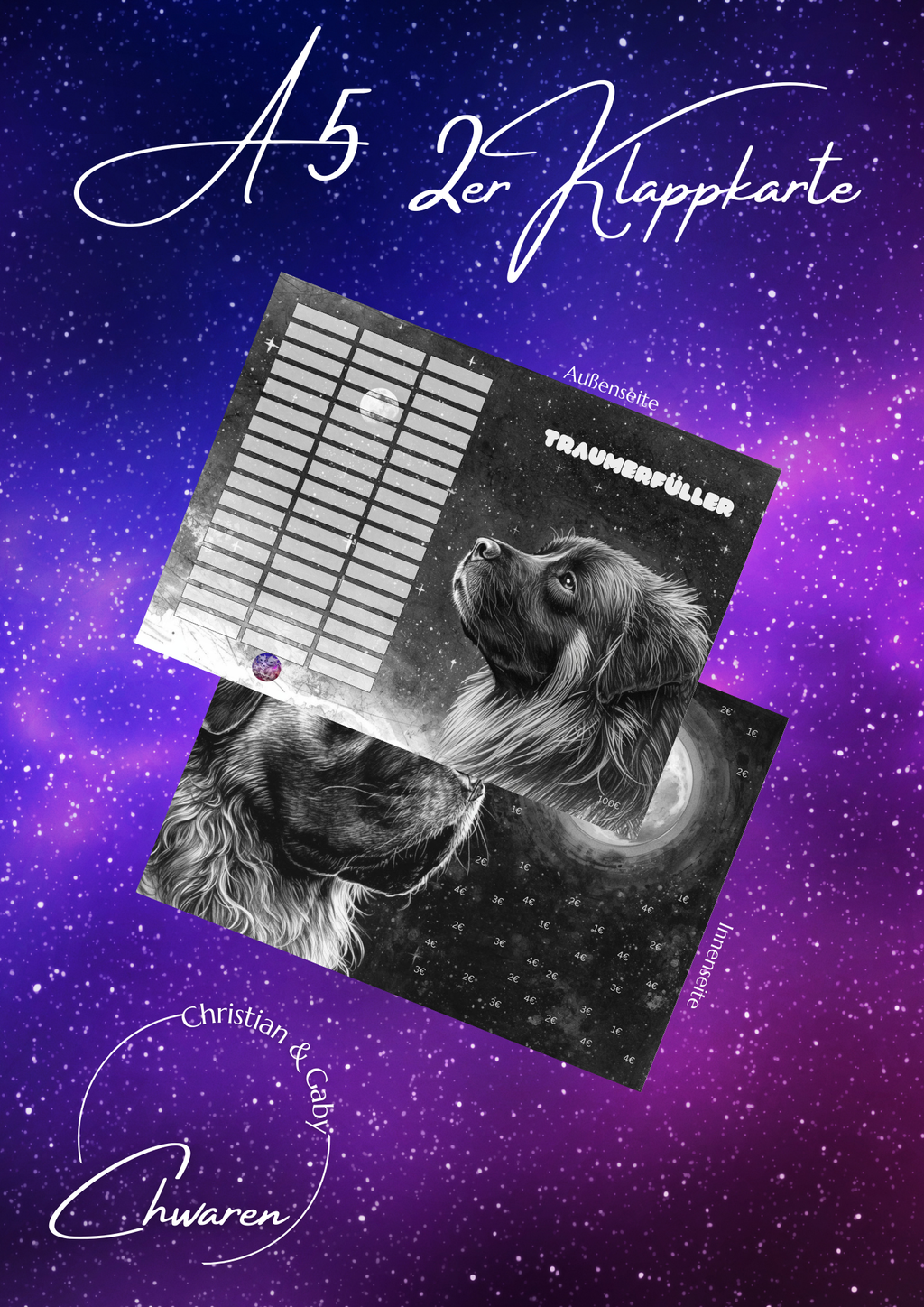 Traumerfüller A5 Klappkarte