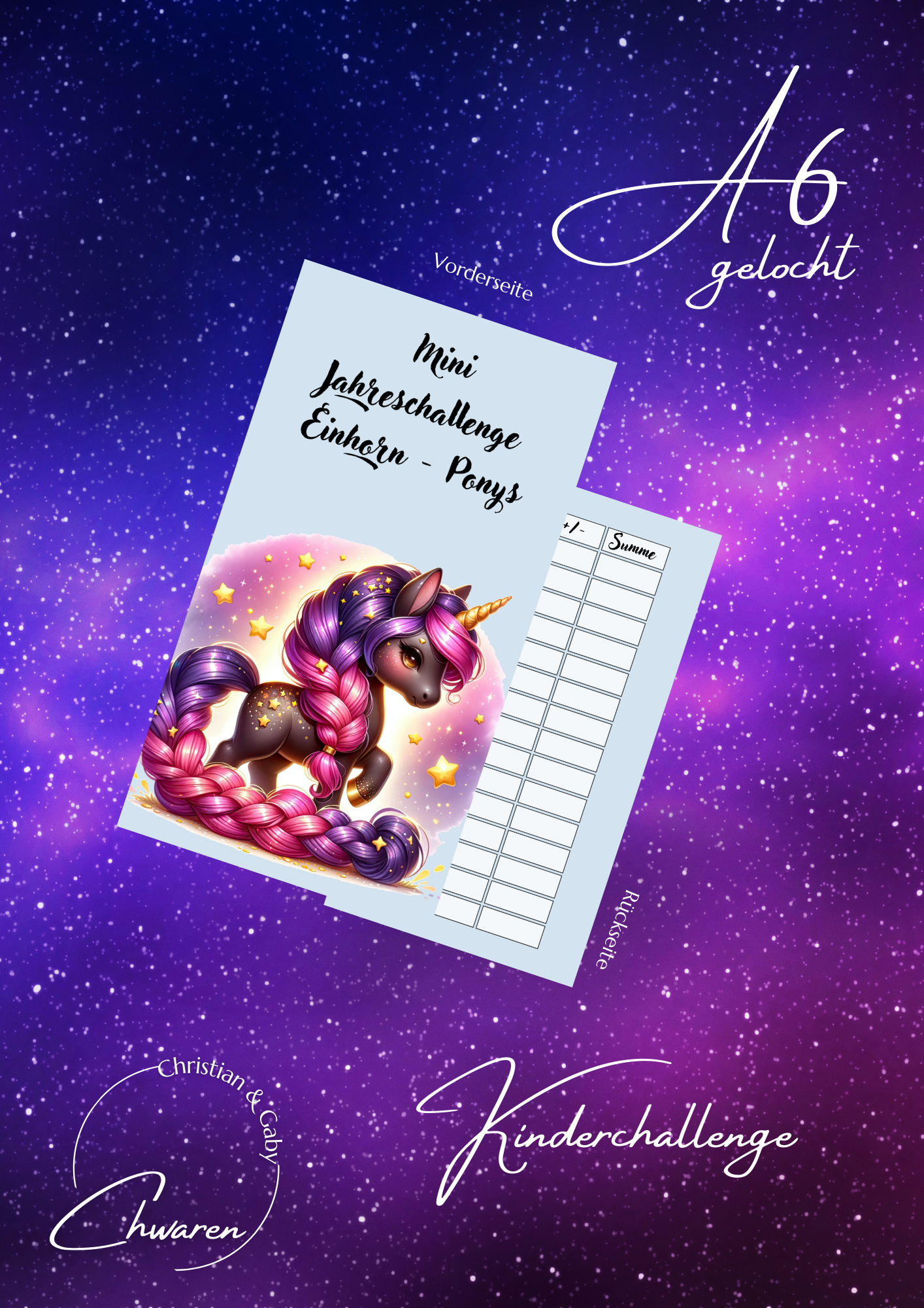 Einhorn Minijahreschallenge